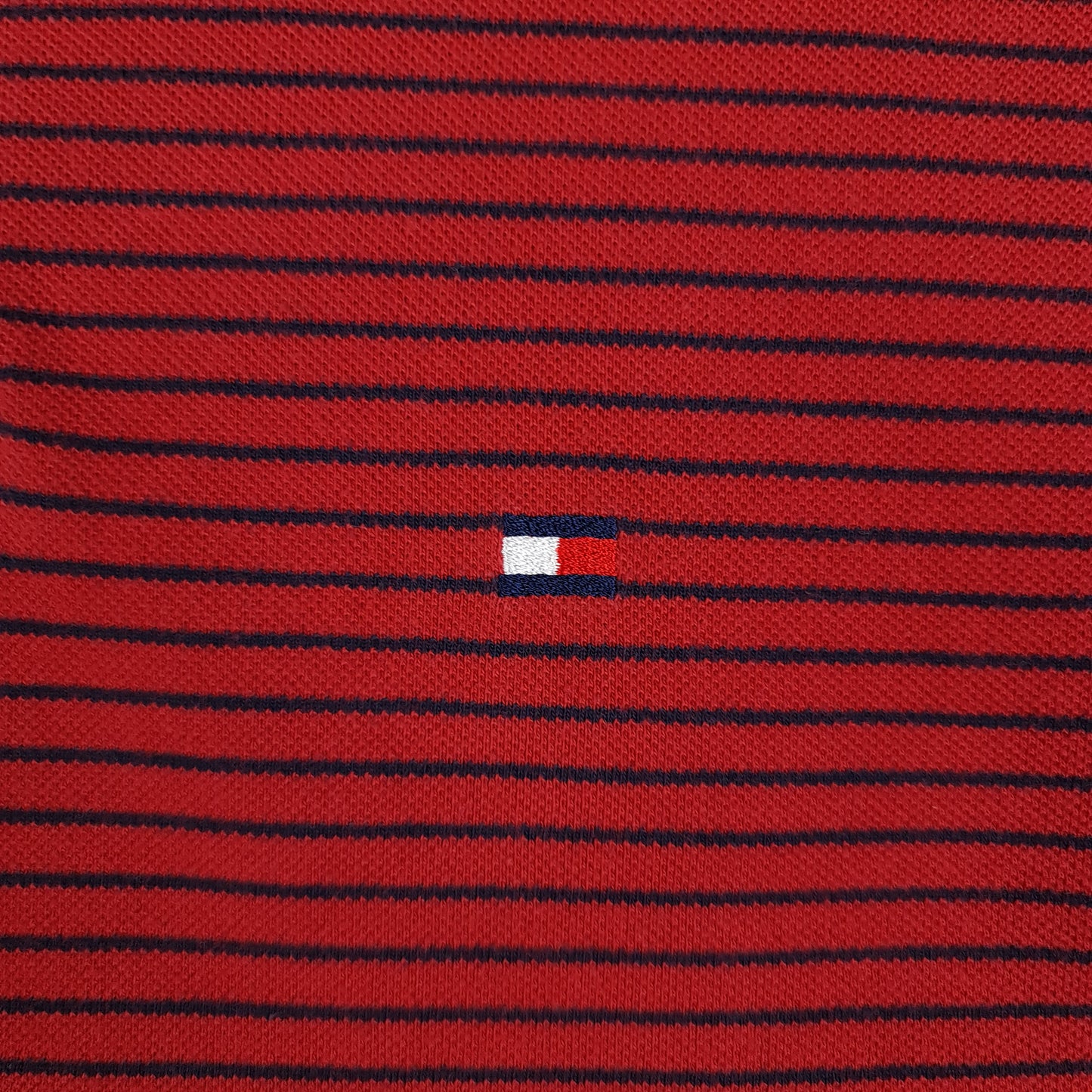 Vintage Tommy Hilfiger Striped Polo Shirt - M