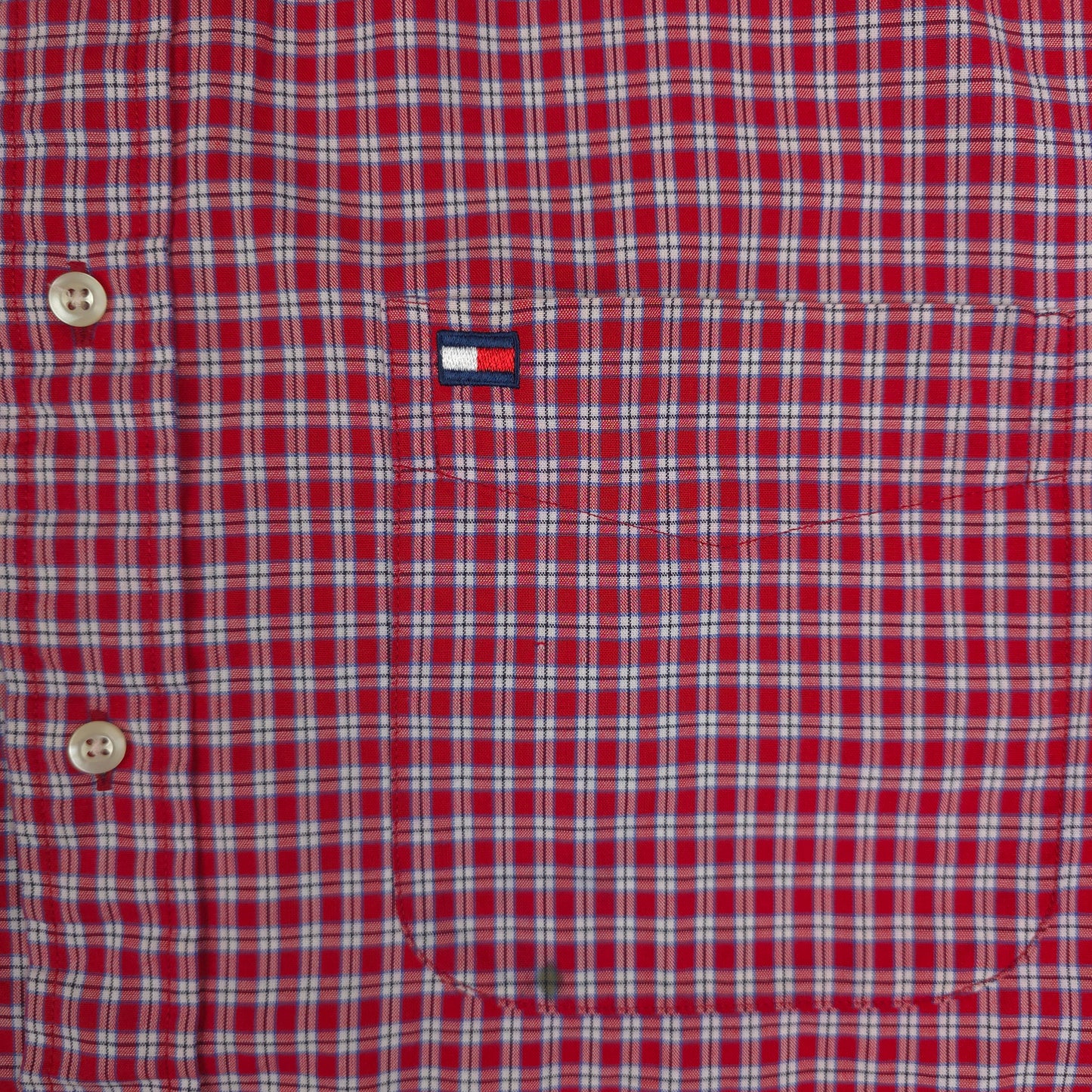 Vintage Tommy Hilfiger Check Button Up Shirt - XL