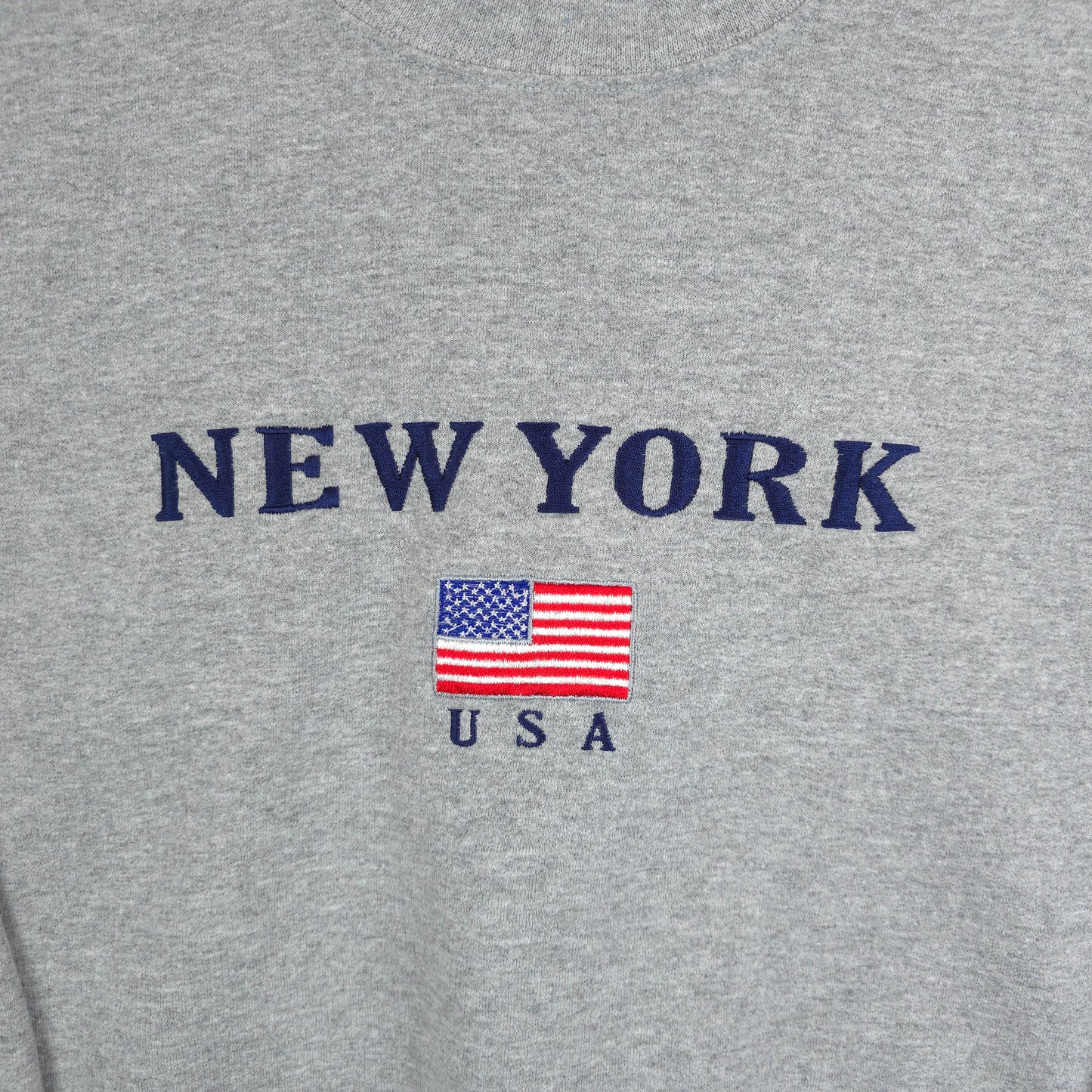 New York Embroidered Sweater - S