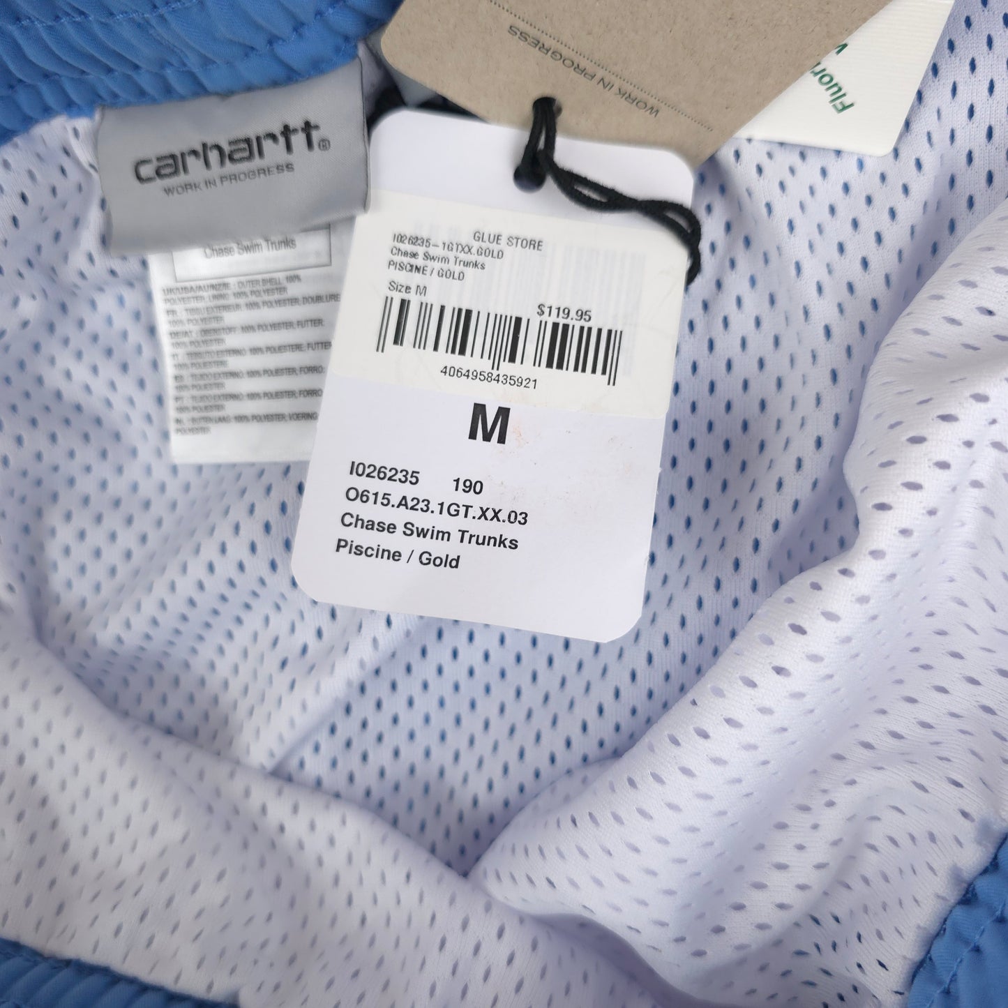 Carhartt WIP Chase Swim Shorts (NEW) - M