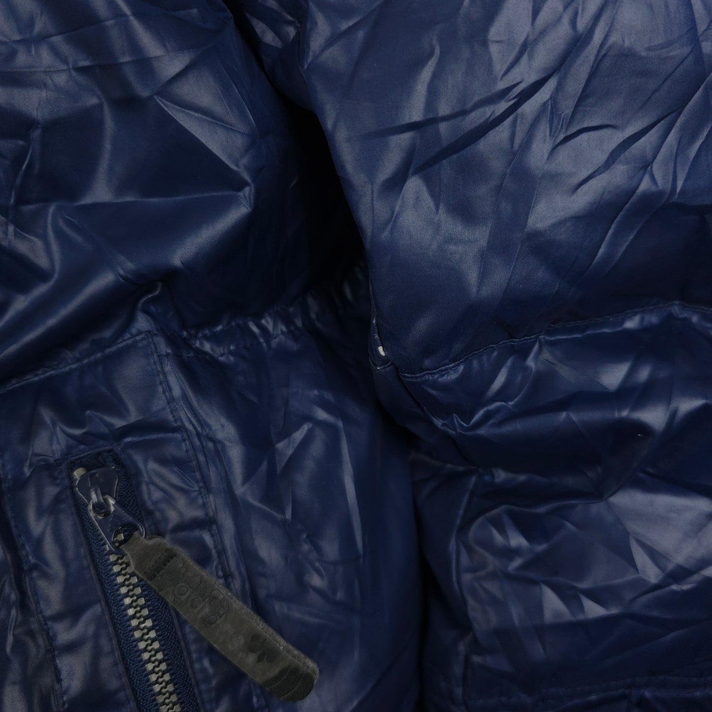 Y2K Adidas Hooded Puffer Jacket - L