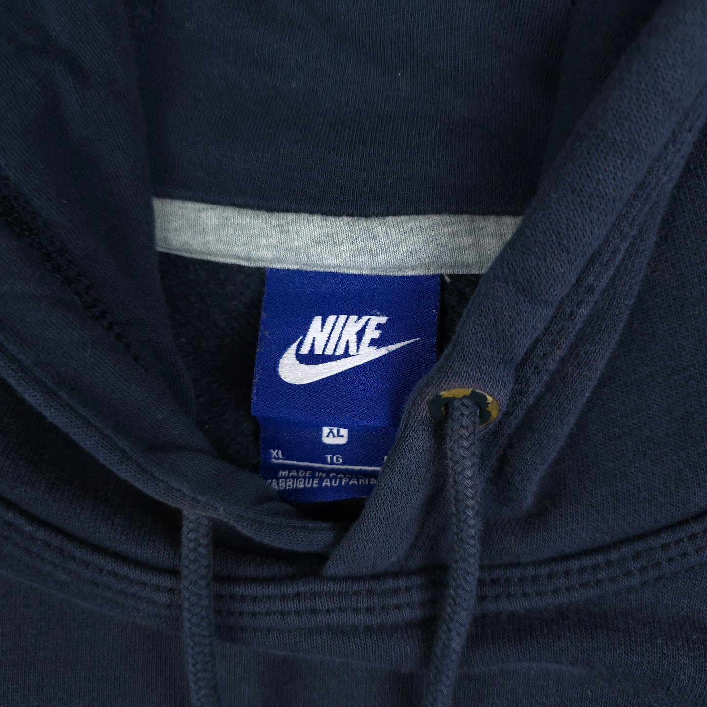 Y2K Nike Embroidered Swoosh Hoodie - XL