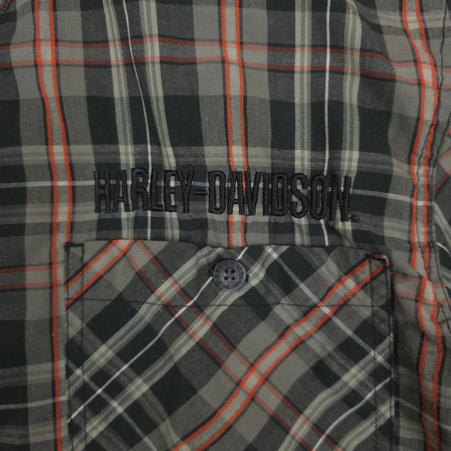 Harley Davidson Punisher Button Up Shirt - L