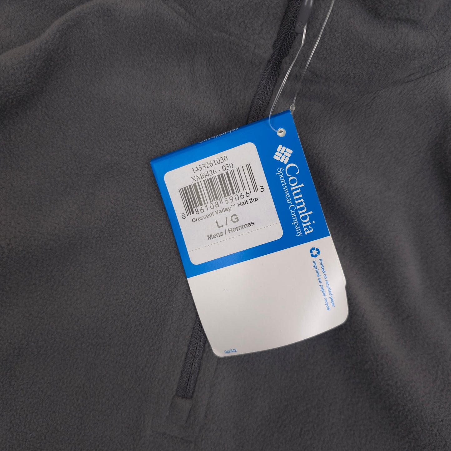 Columbia Crescent Valley Half Zip Fleece - L