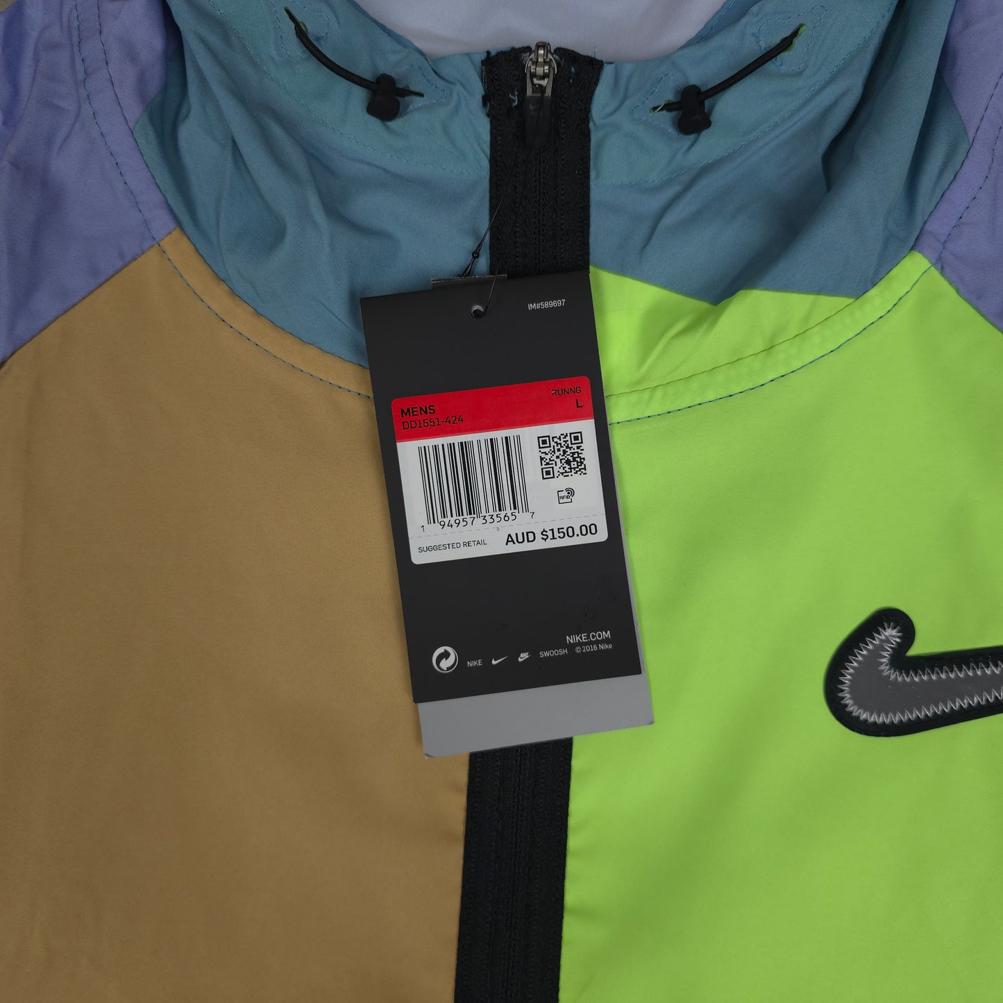 RARE Nike Wild Run Patchwork Jacket - L