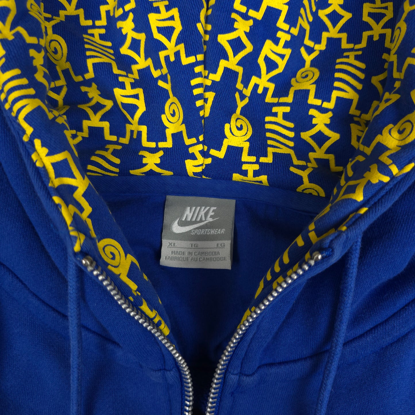 Vintage Nike Brazil Full Zip Hoodie - L