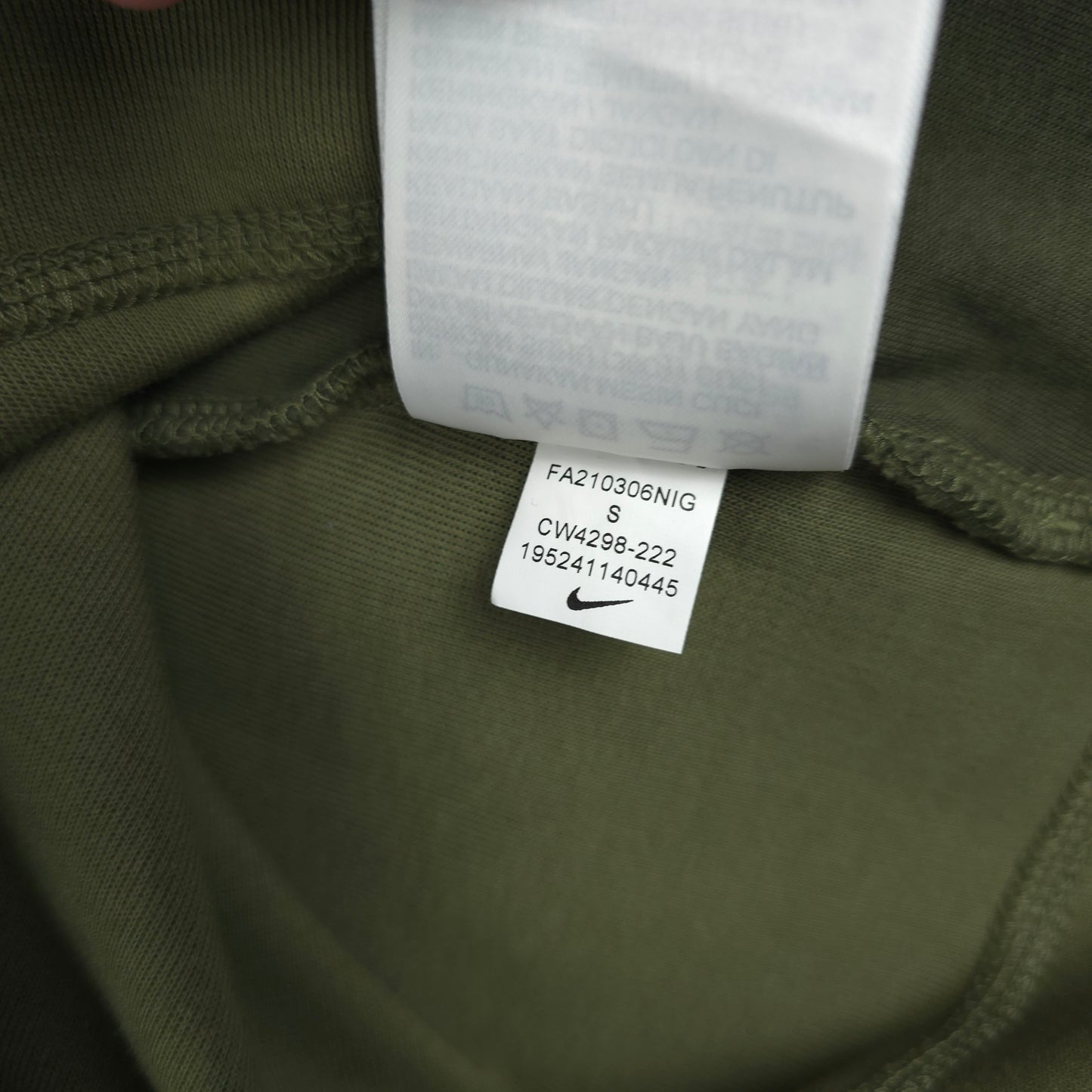 Nike Tech Fleece Cropped Hoodie - WMNS S
