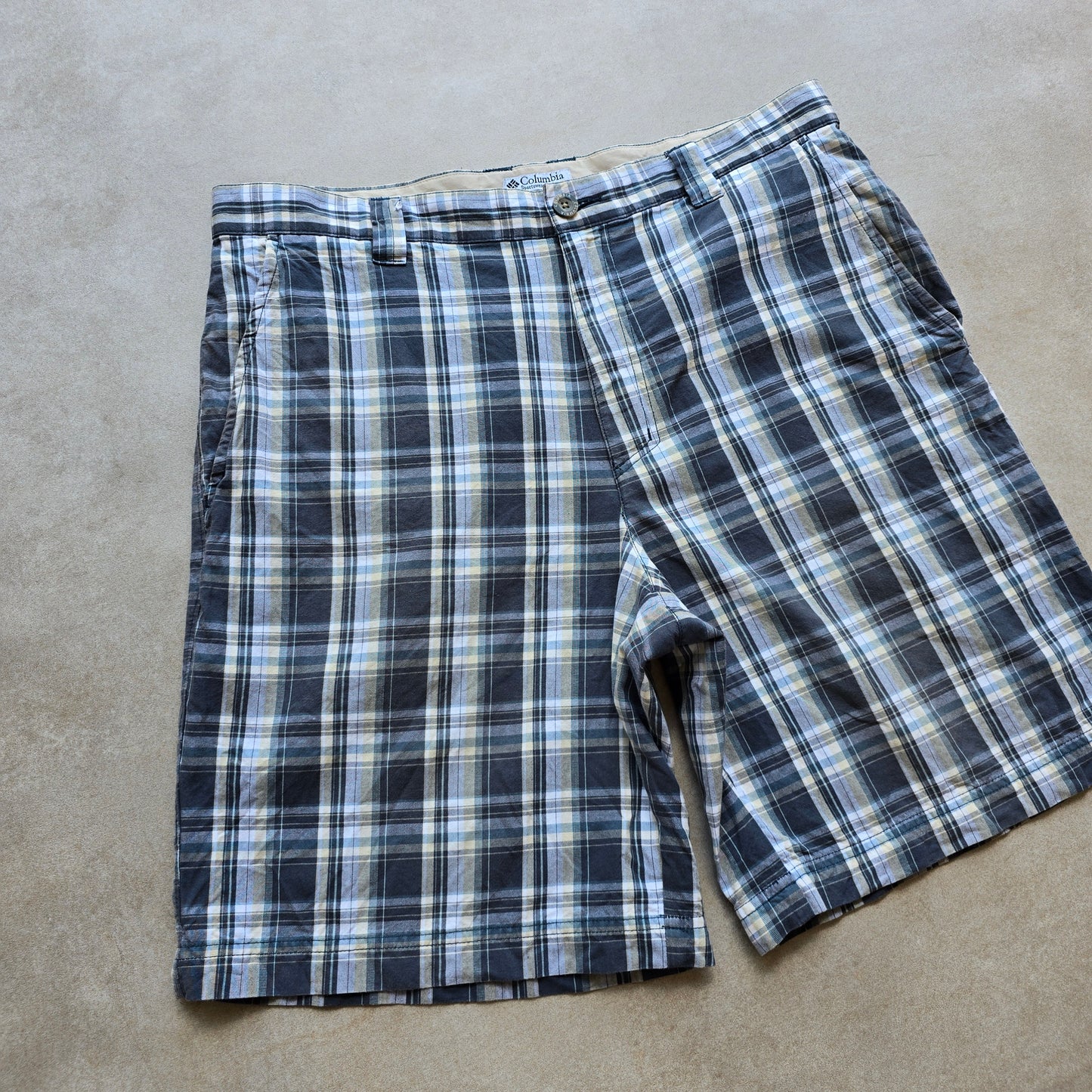 Y2K Columbia Plaid Shorts - 36