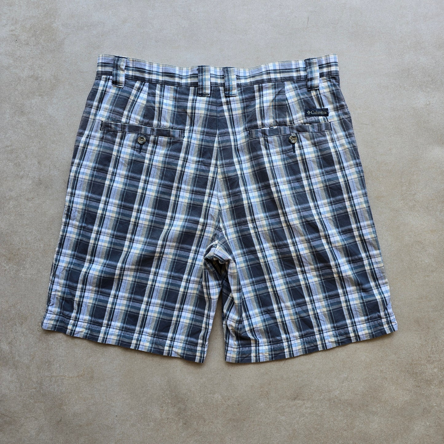 Y2K Columbia Plaid Shorts - 36