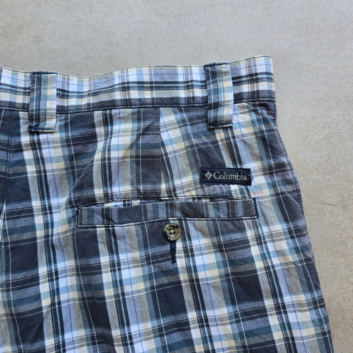 Y2K Columbia Plaid Shorts - 36