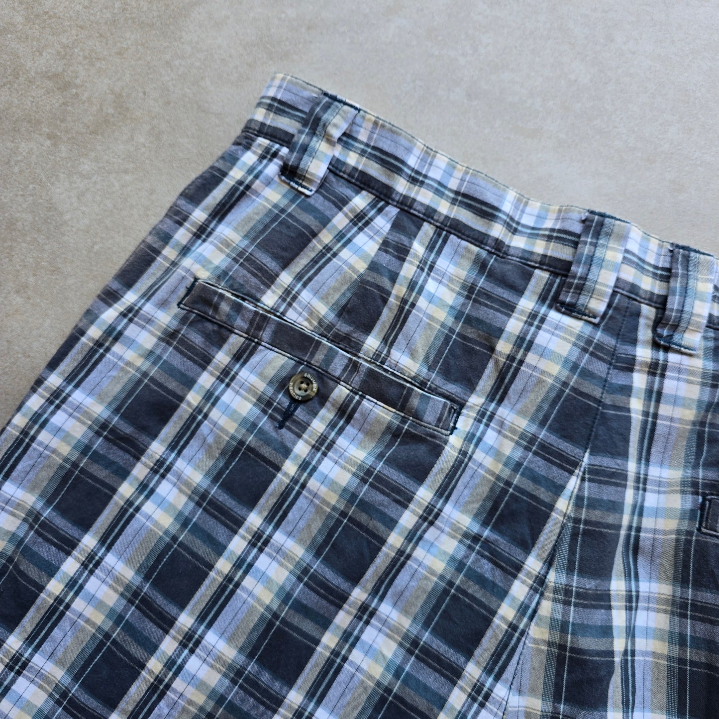 Y2K Columbia Plaid Shorts - 36