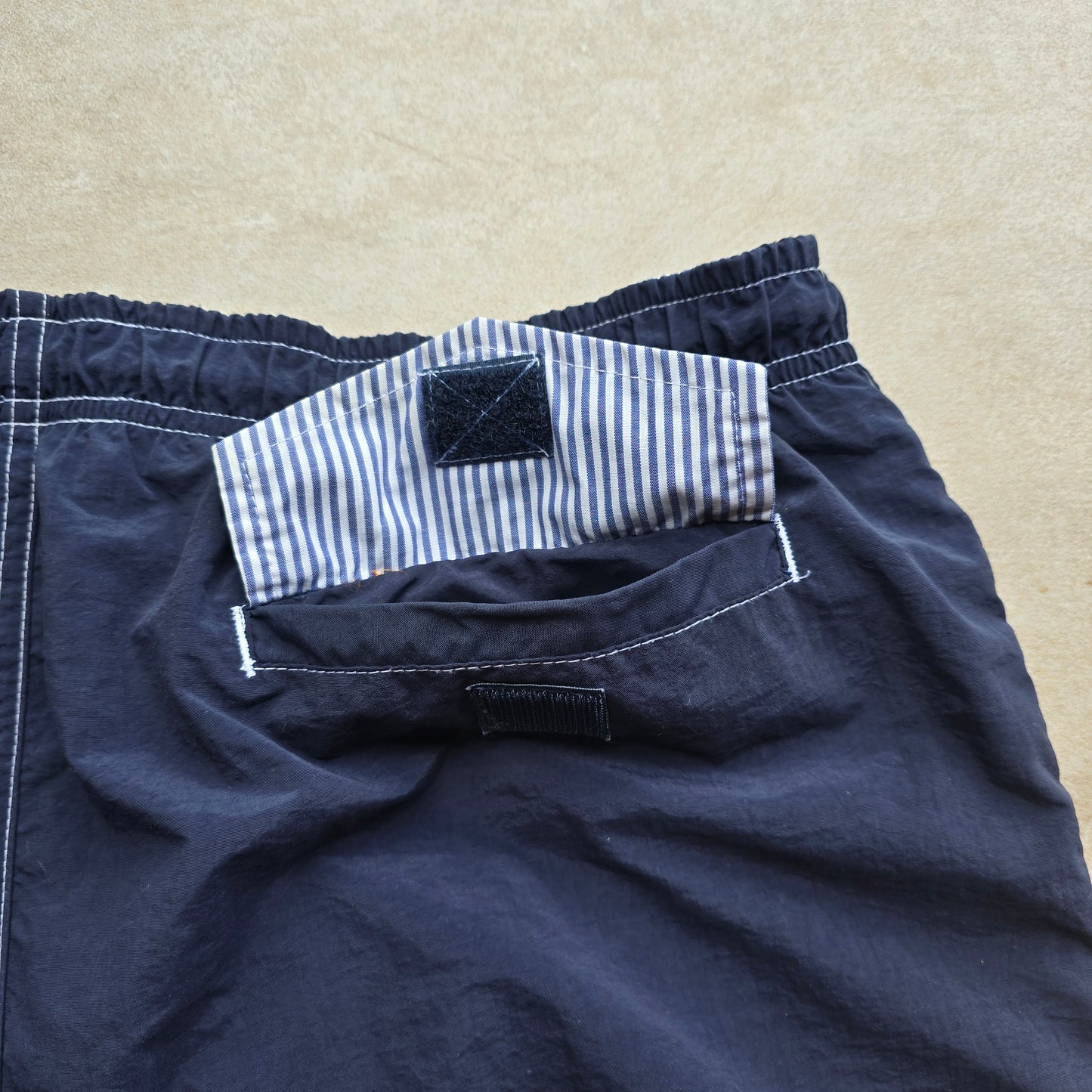 Vintage Tommy Hilfiger Flag Swim Shorts - M