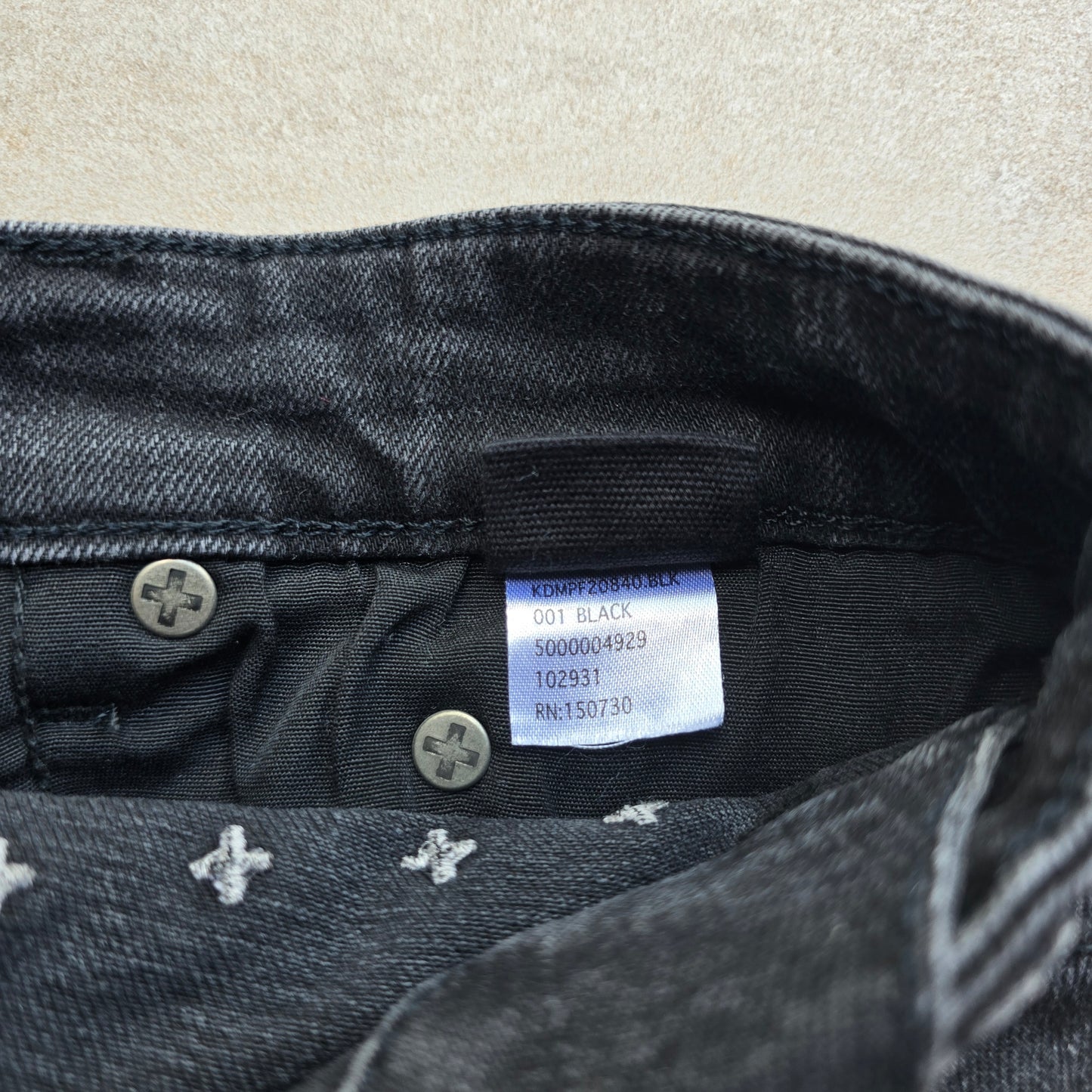 Ksubi Dagger Dan Distressed Shorts - 28