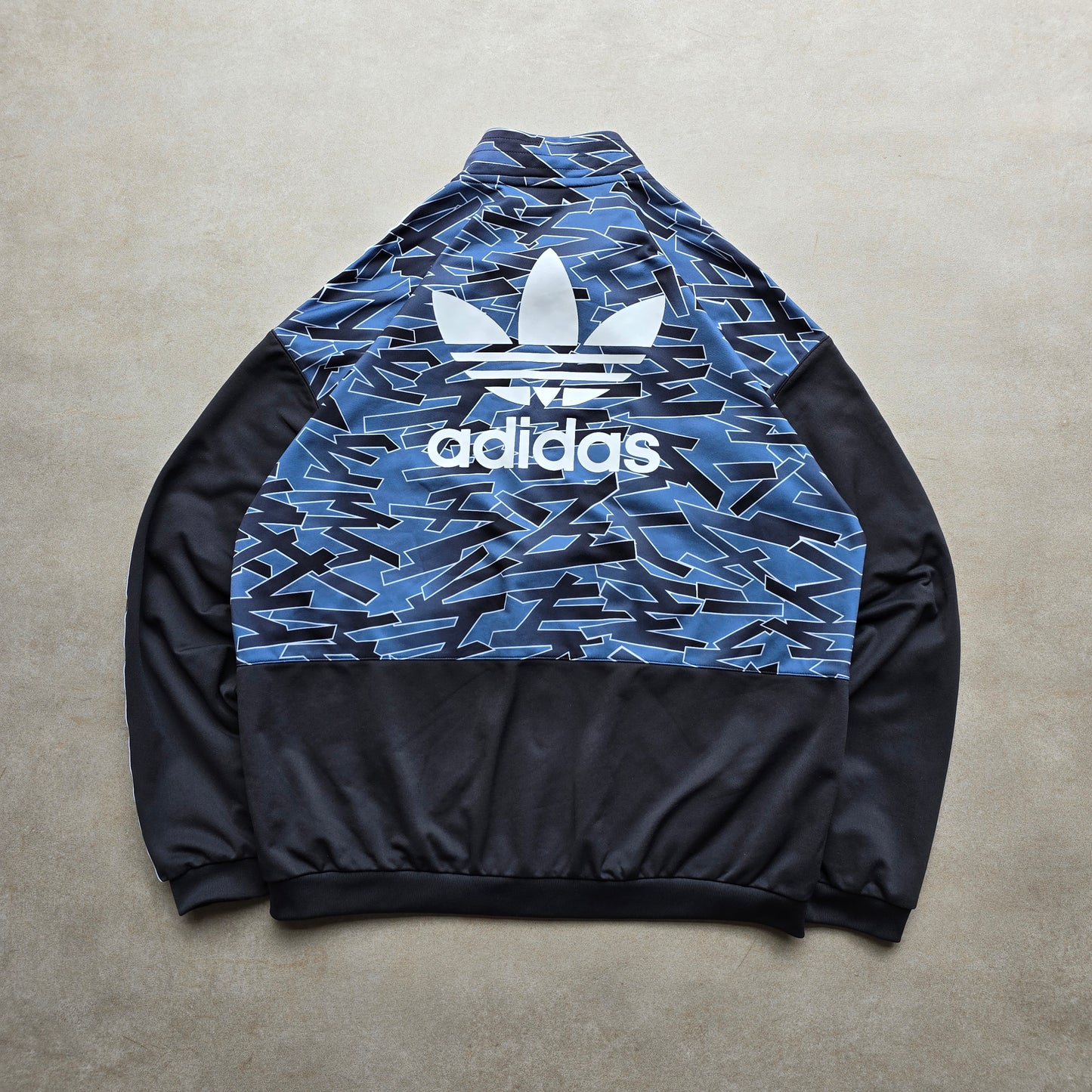 Adidas Shattered Stripe Trefoil Track Jacket - L/XL