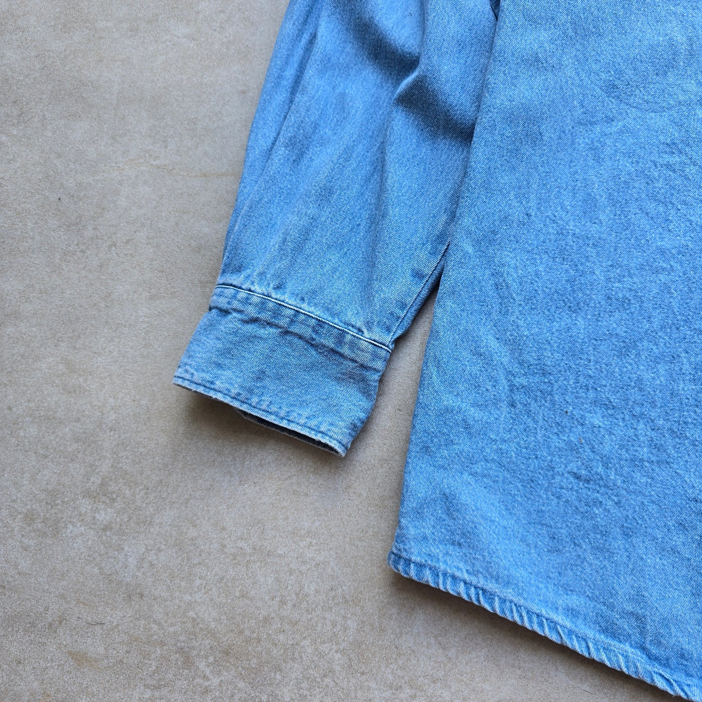 Vintage Dickies Denim Button Up Shirt - L