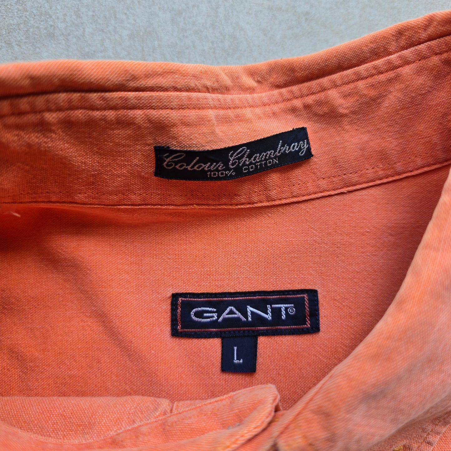 Vintage Gant Long Sleeve Button Up Shirt - XL