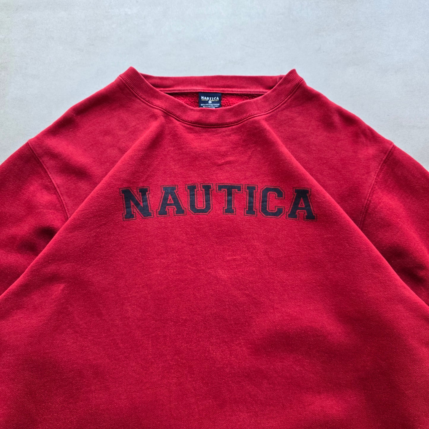 Vintage Nautica Spellout Sweatshirt - XL