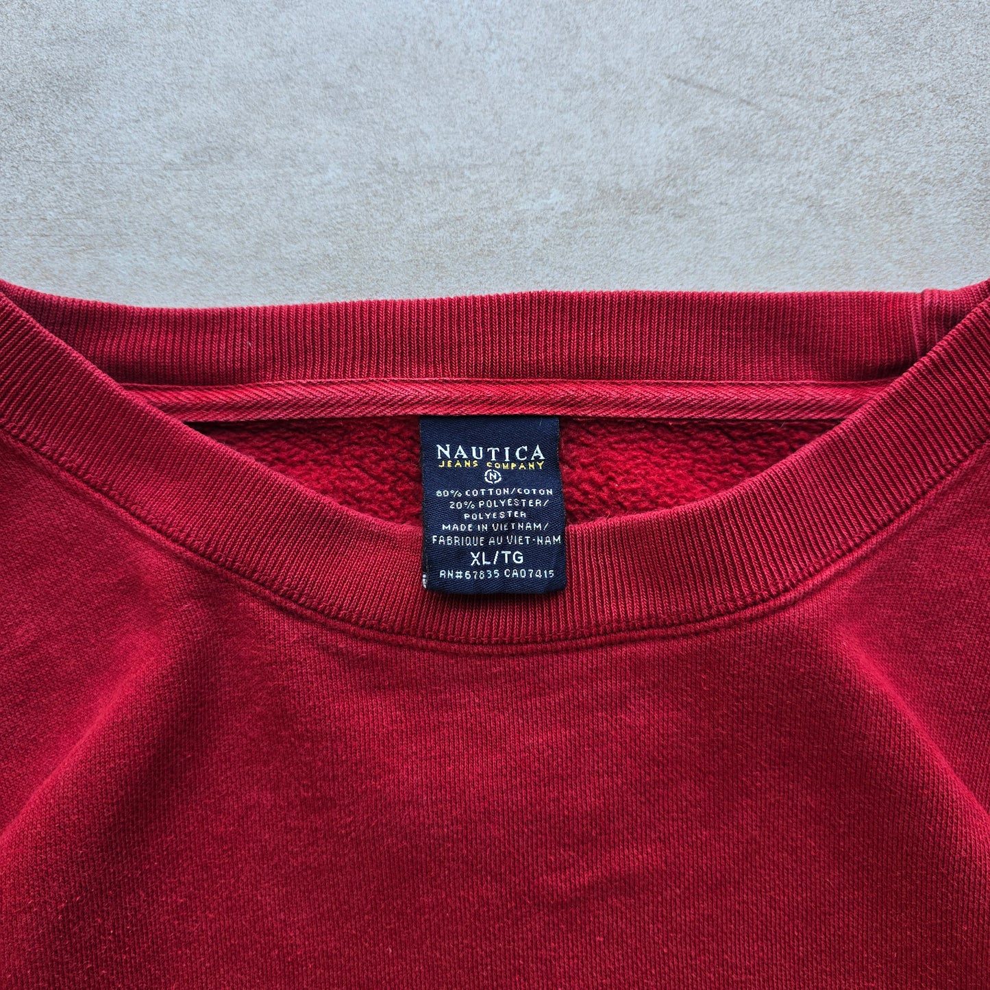 Vintage Nautica Spellout Sweatshirt - XL