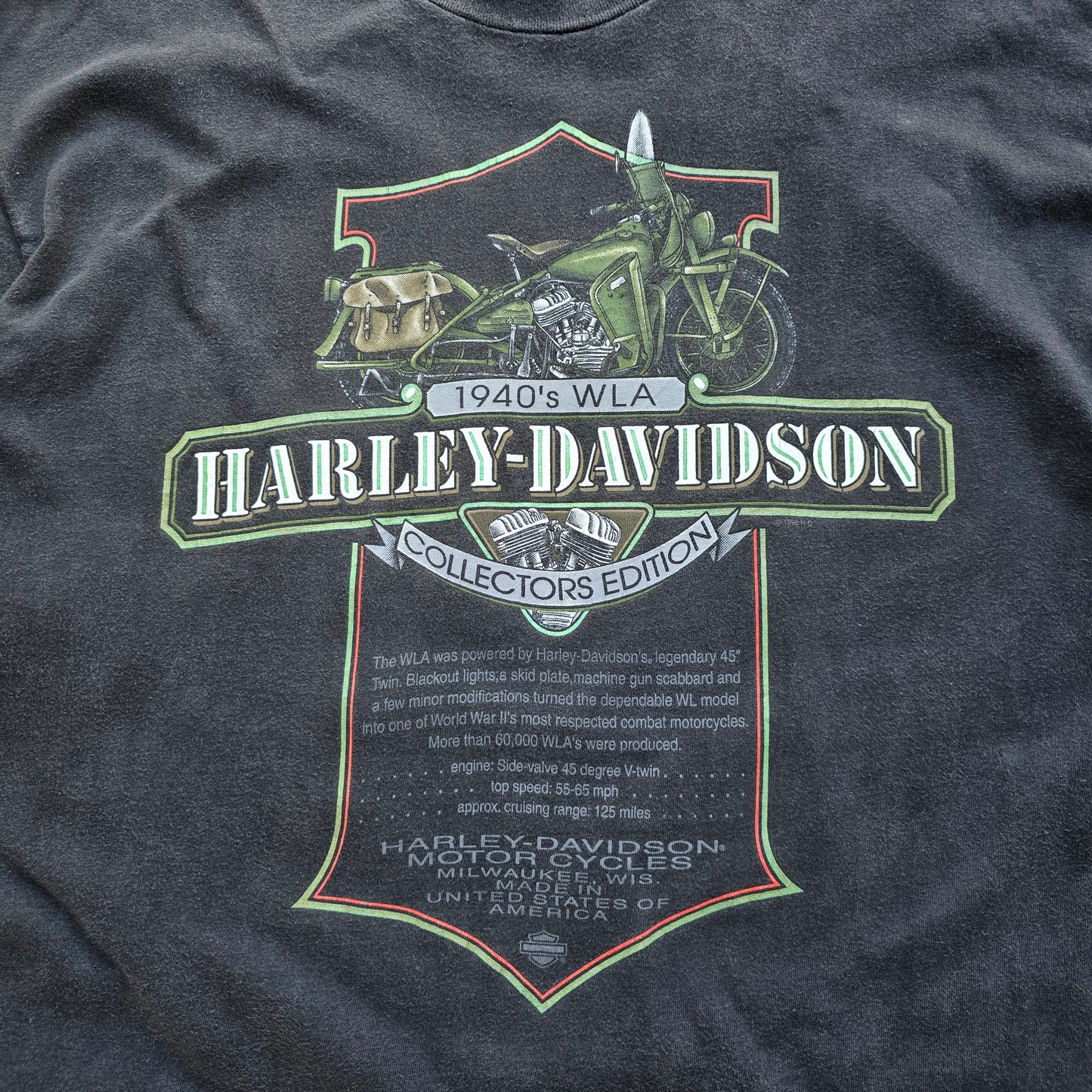 Vintage Harley Davidson Tee - XL