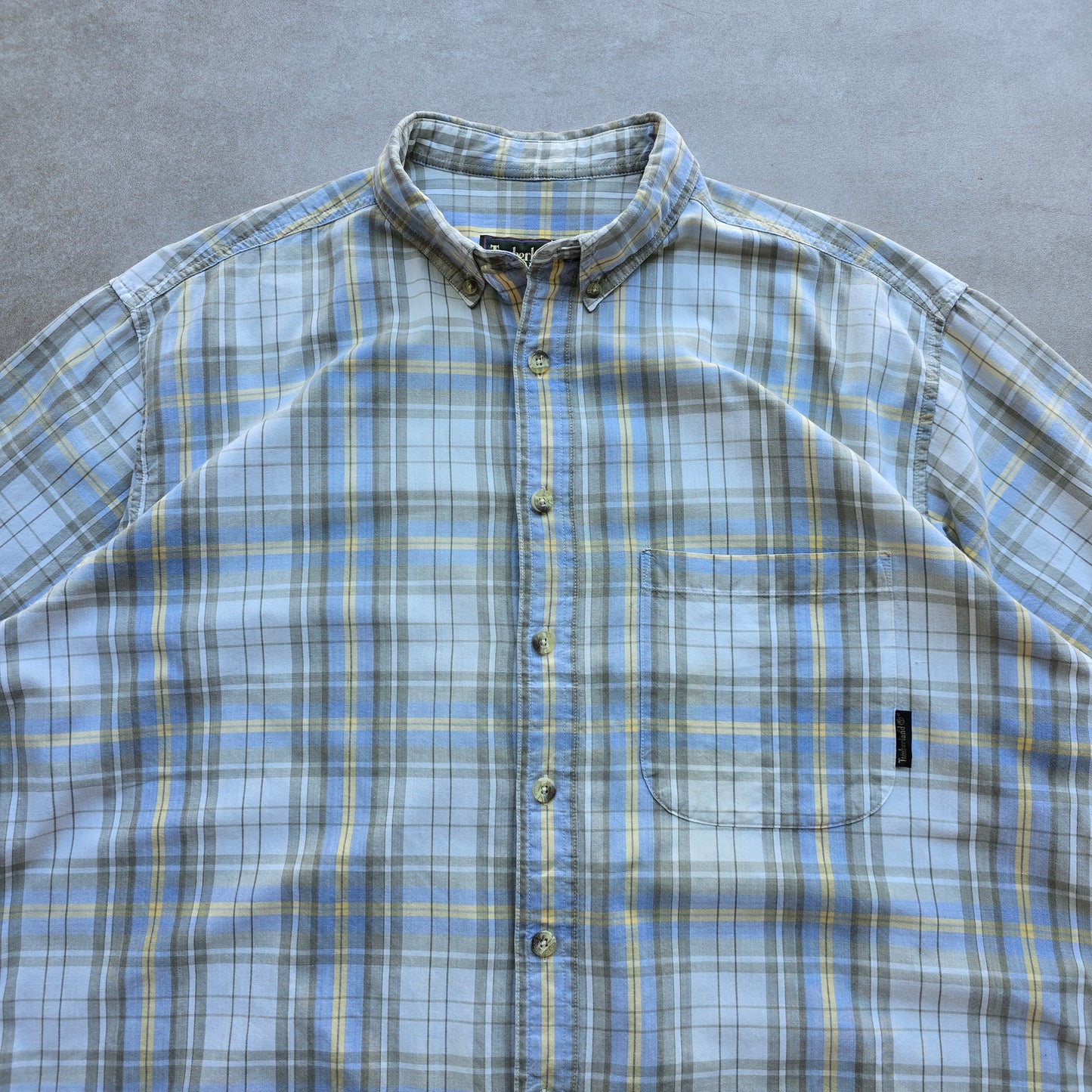 Vintage Timberland Short Sleeve Button Up Shirt - XL