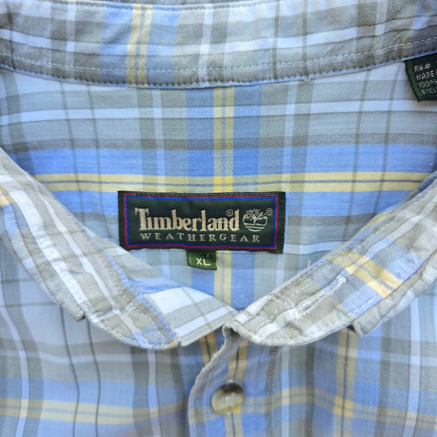 Vintage Timberland Short Sleeve Button Up Shirt - XL