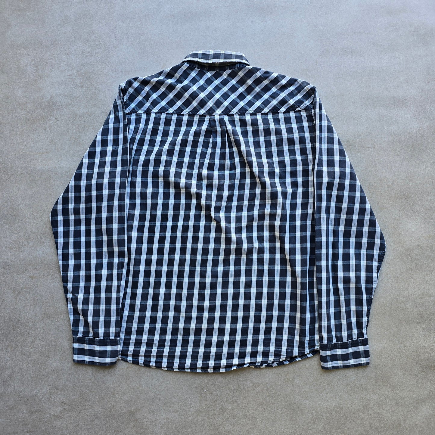 Carhartt Hazen Check Long Sleeve Button Up Shirt - M