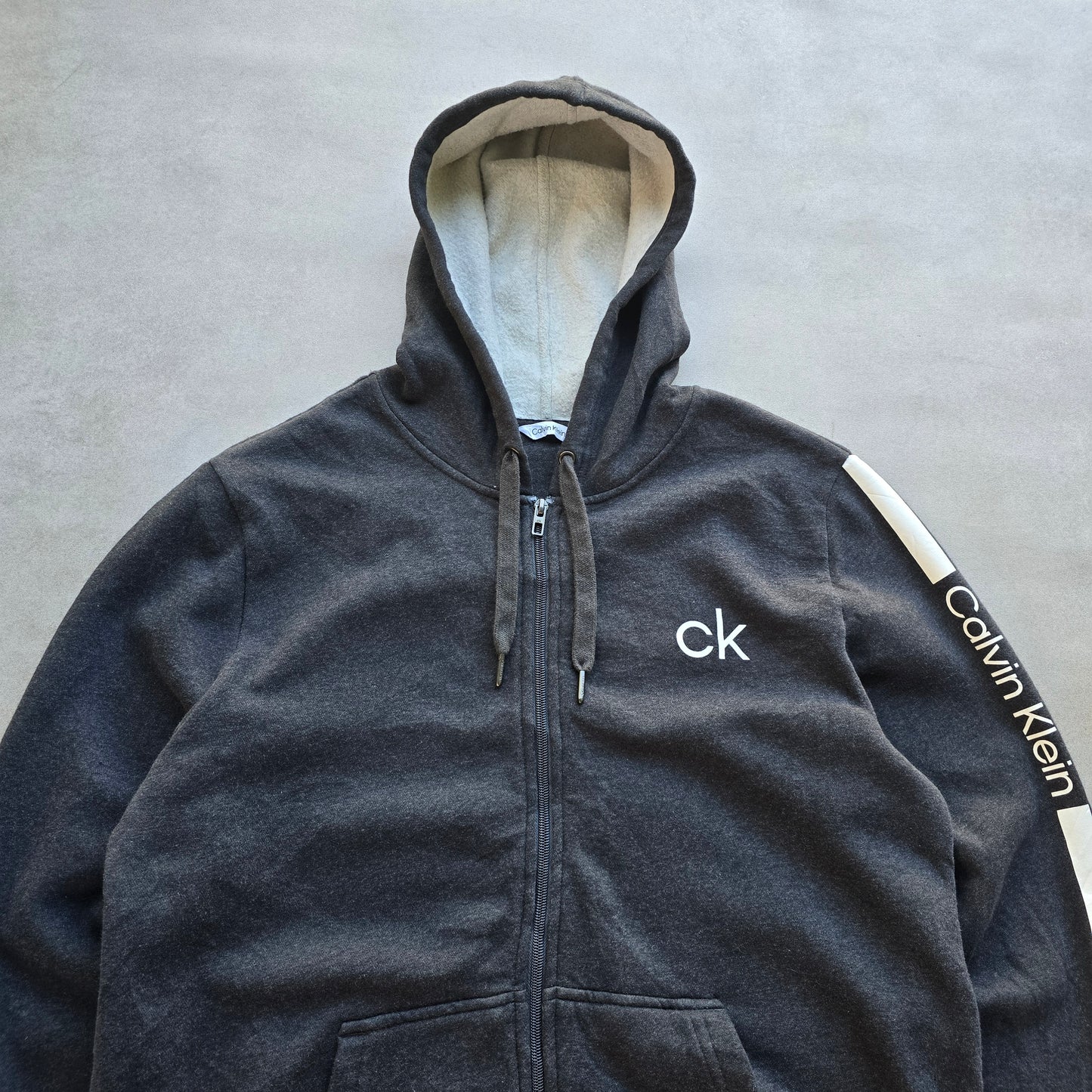 Calvin Klein Full Zip Hoodie - L