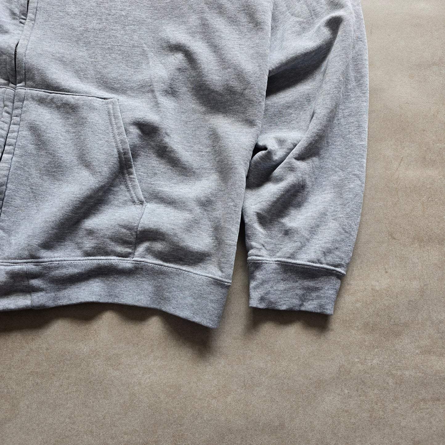 Vintage Carhartt Full Zip Embroidered Hoodie - XXL