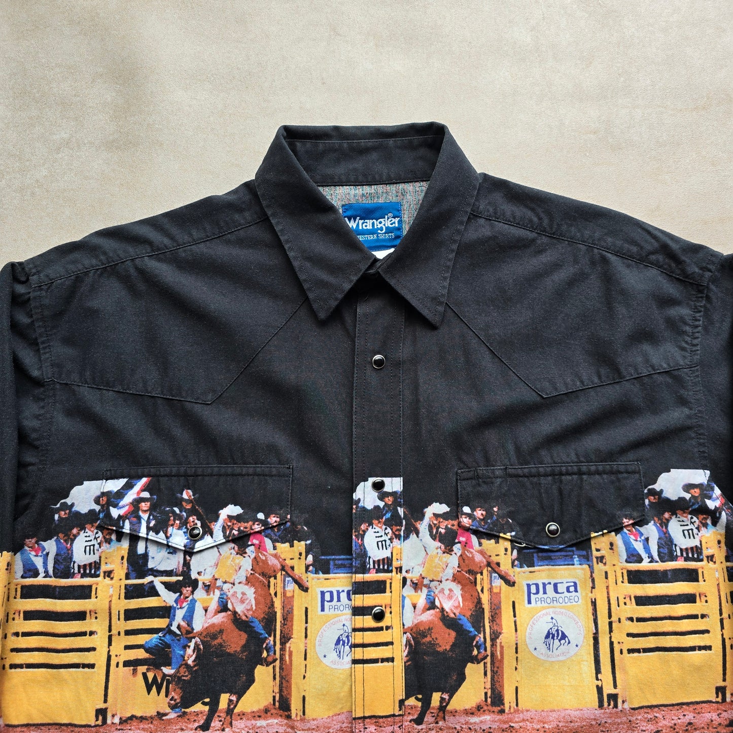 RARE Vintage Wrangler Western Rodeo Snap Shirt - XL