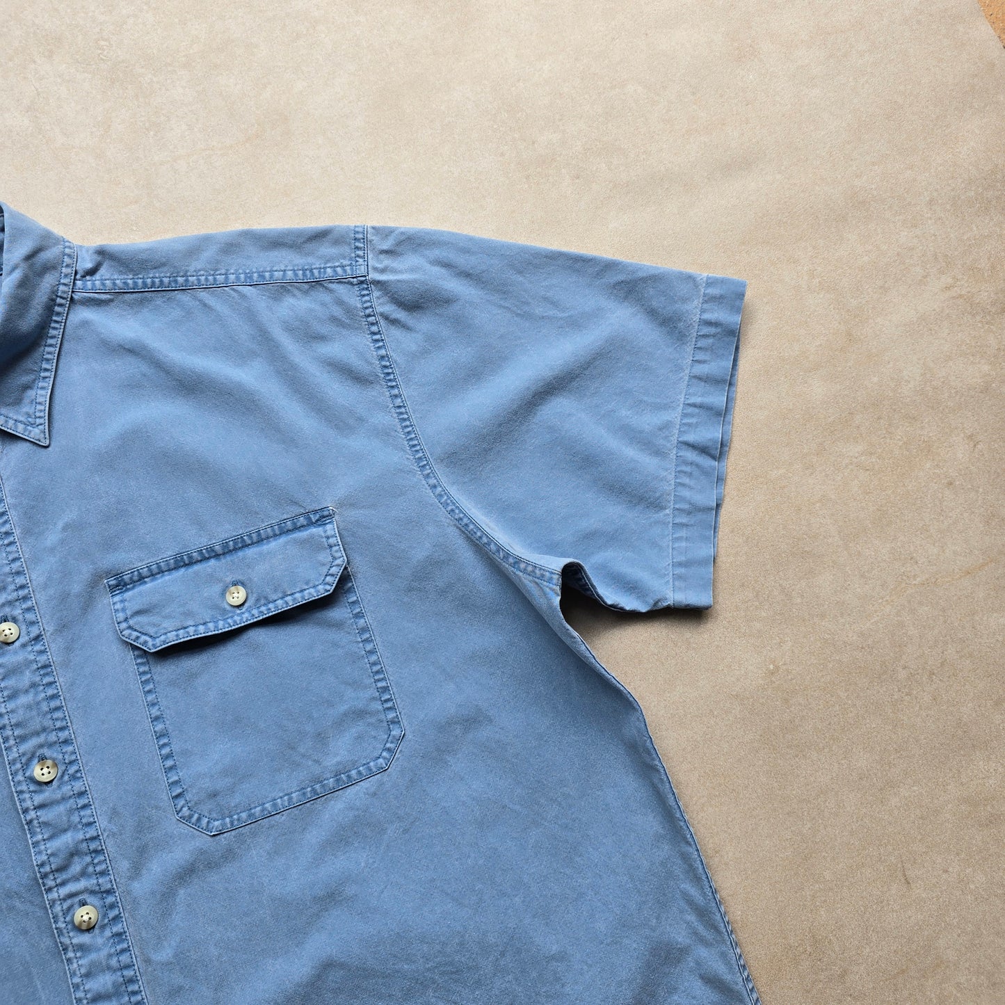 Vintage L.L. Bean Short Sleeve Button Up Shirt - XL/2XL