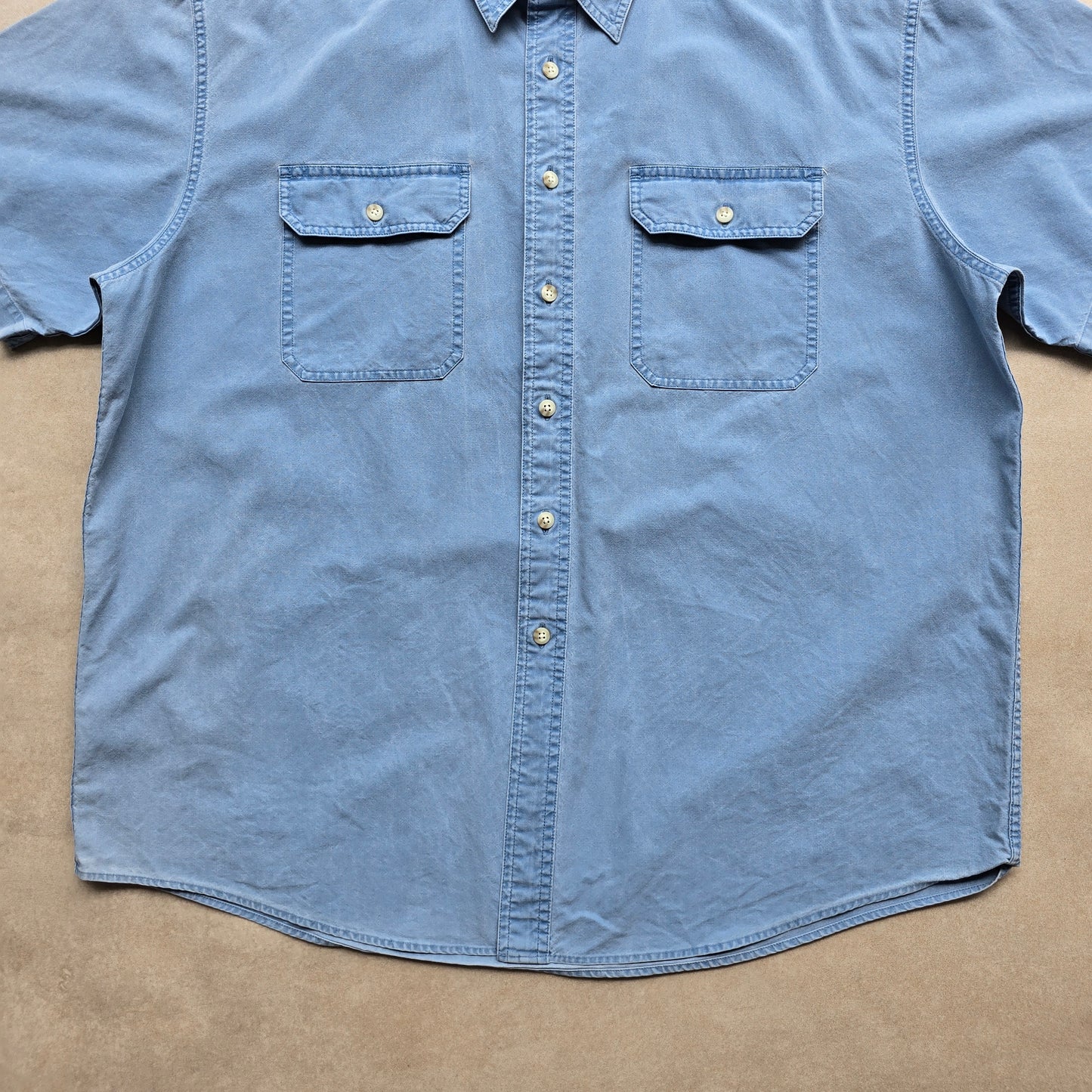 Vintage L.L. Bean Short Sleeve Button Up Shirt - XL/2XL