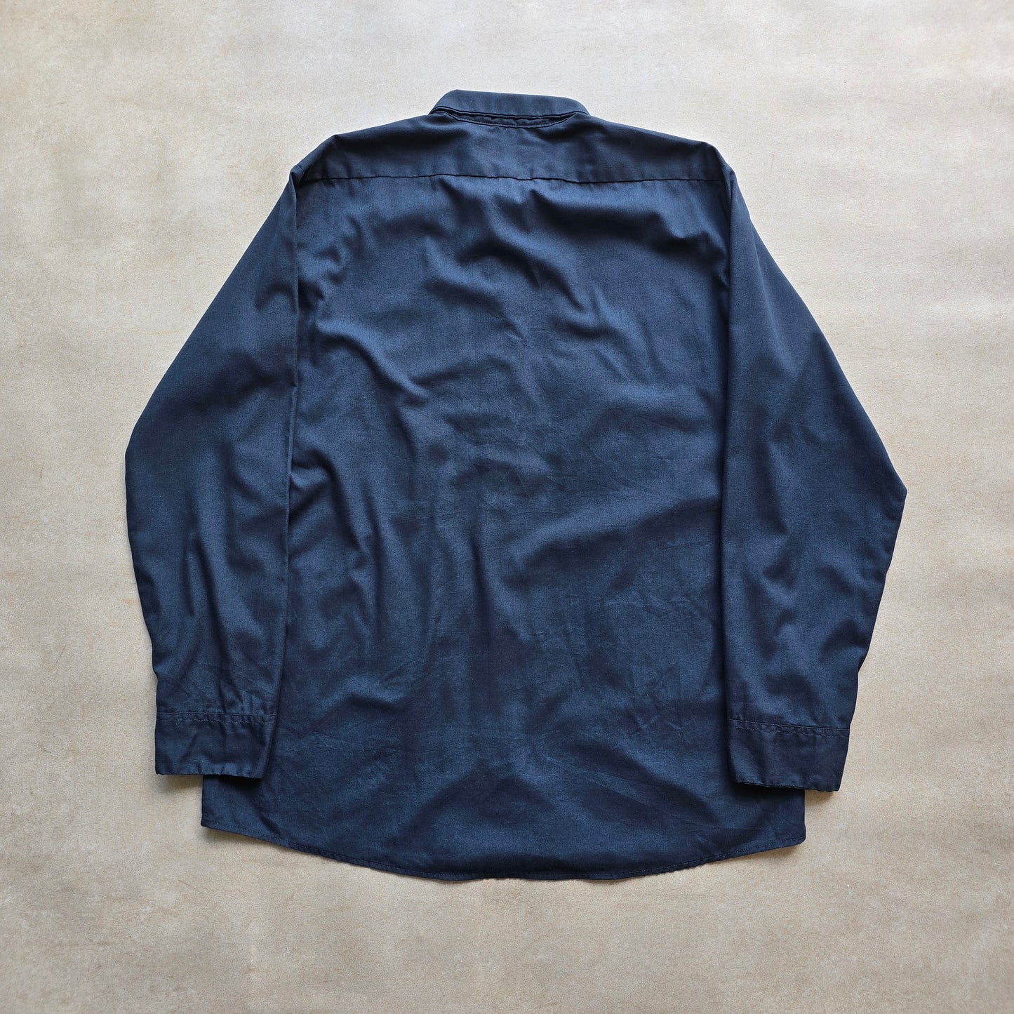 Y2K Dickies Long Sleeve Button Up Work Shirt - L