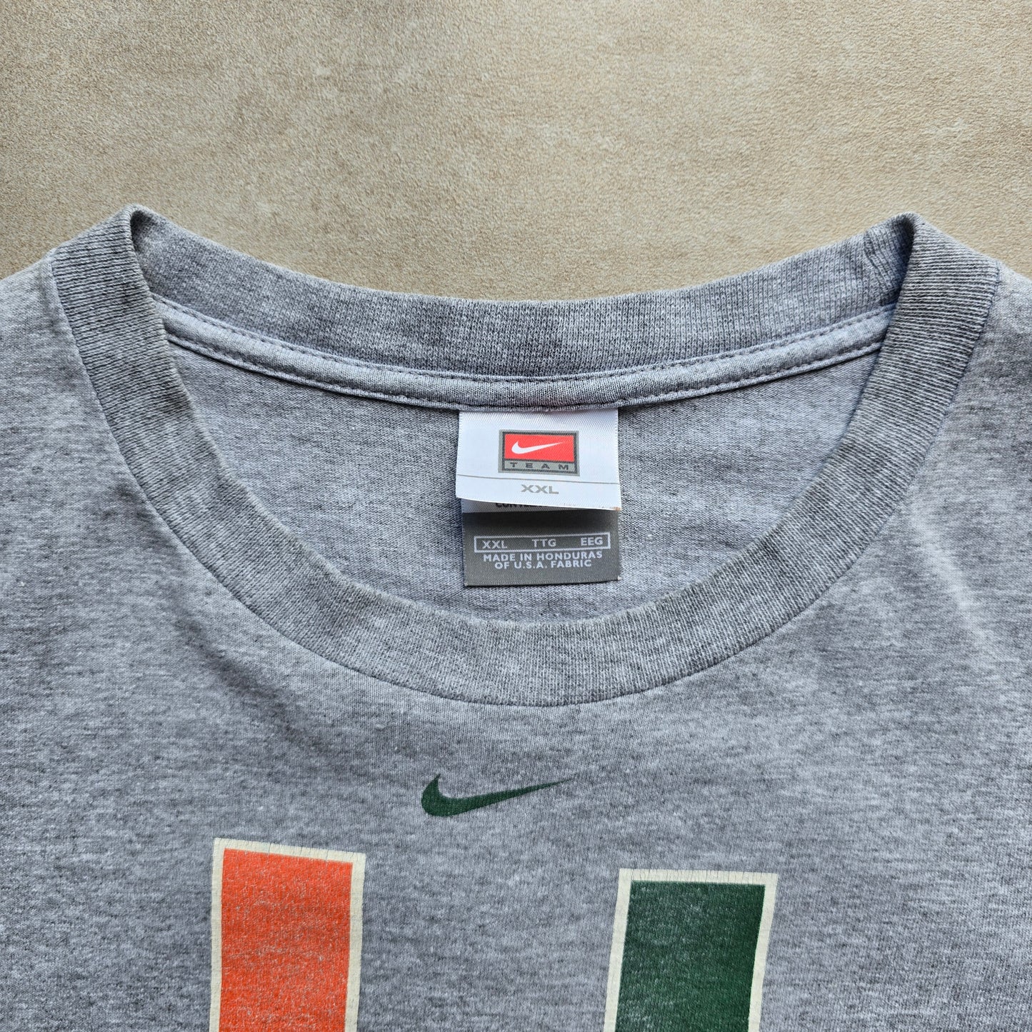 Vintage Nike Miami Hurricanes Tee - XXL