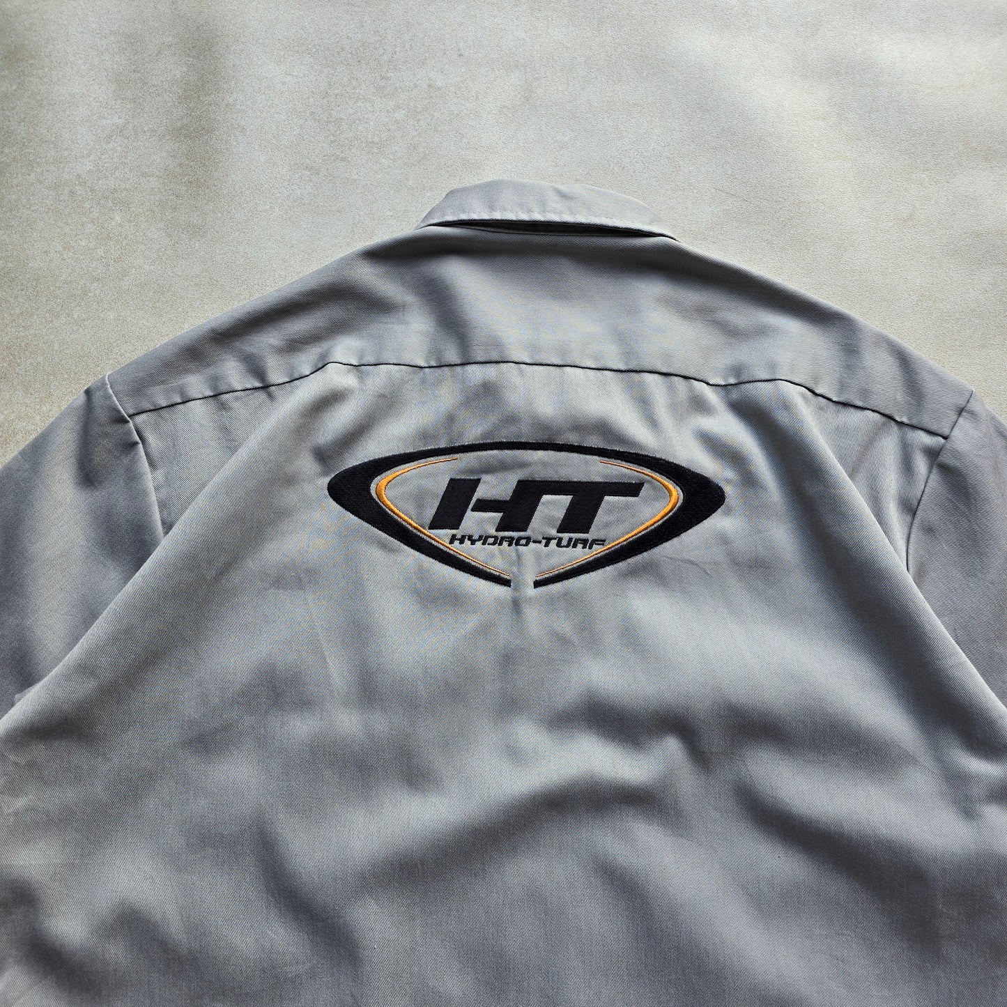 Y2K Dickies Short Sleeve Button Up Work Shirt - M
