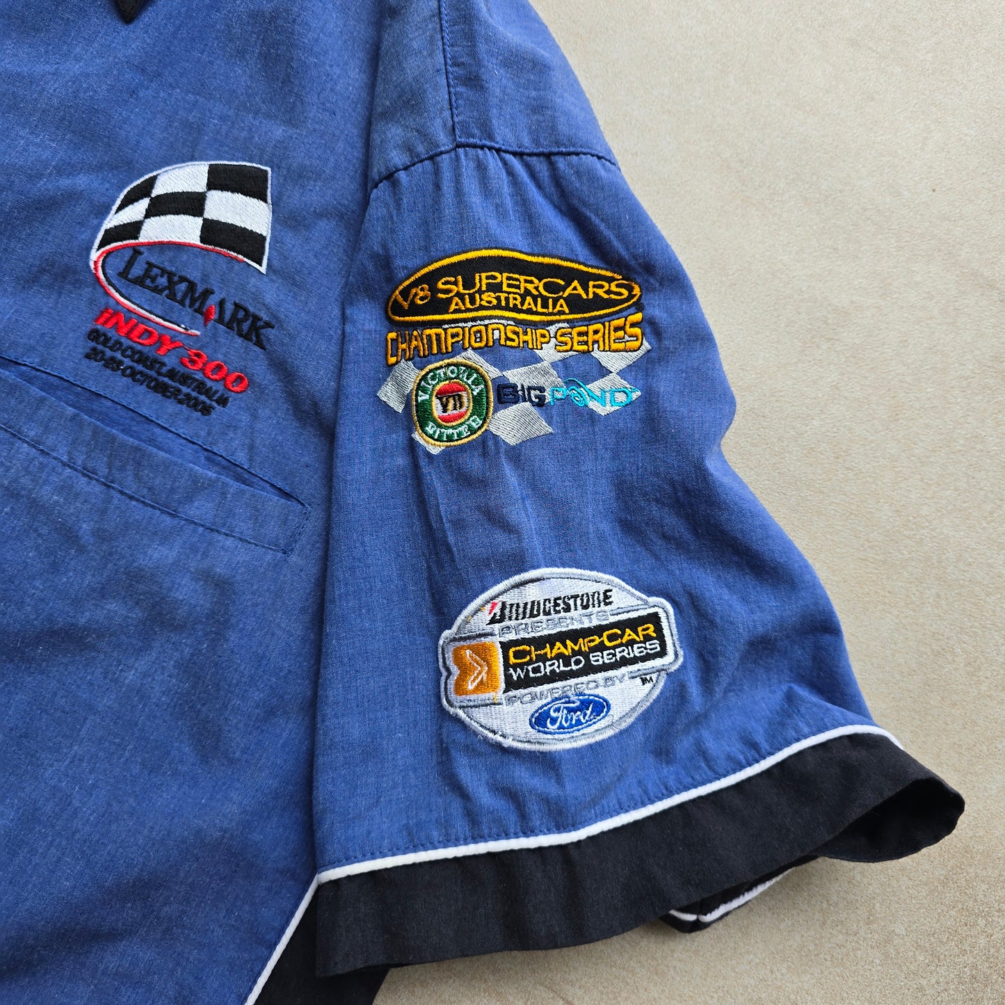 Lexmark Indy 300 Gold Coast 2005 Button Up Shirt - M/L
