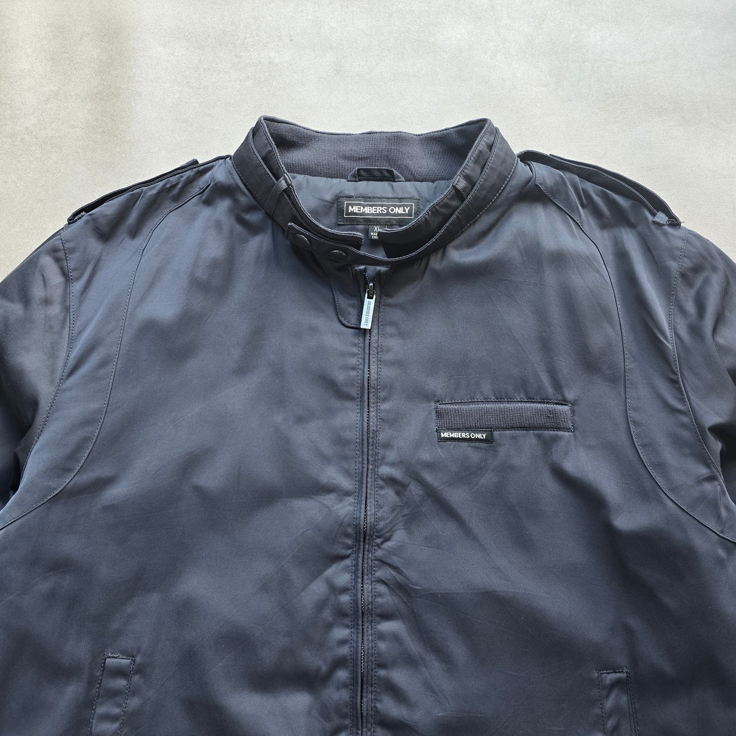 Vintage Members Only Bomber Jacket - XL