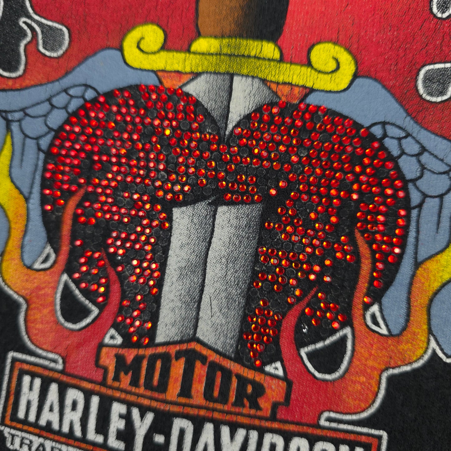 Y2K Harley Davidson Lightweight Full Zip Sweatshirt - WMNS M/L