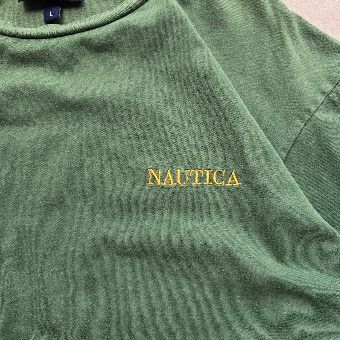 Nautica Faded Boat Tee - L