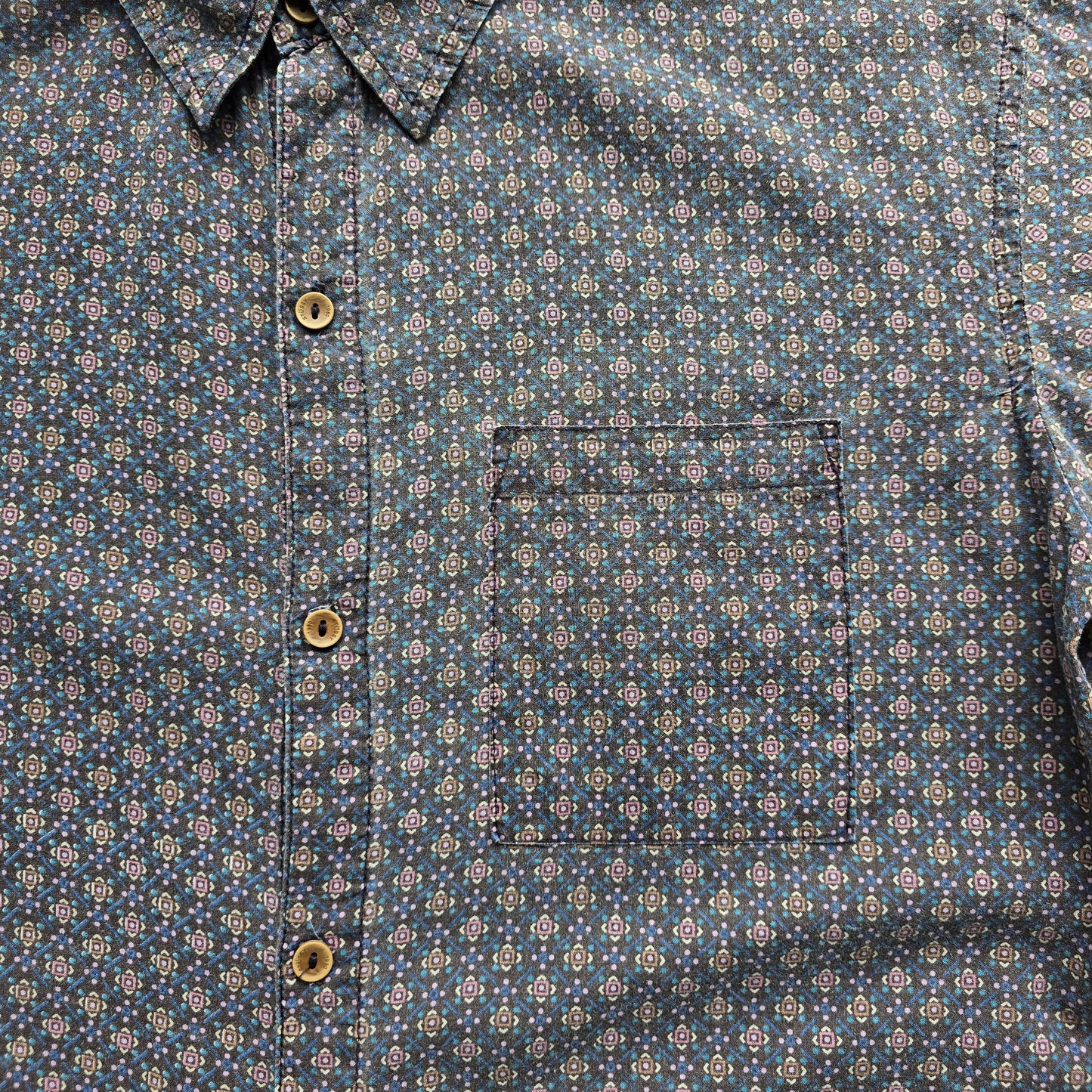 Stussy Short Sleeve Button Up Shirt - M