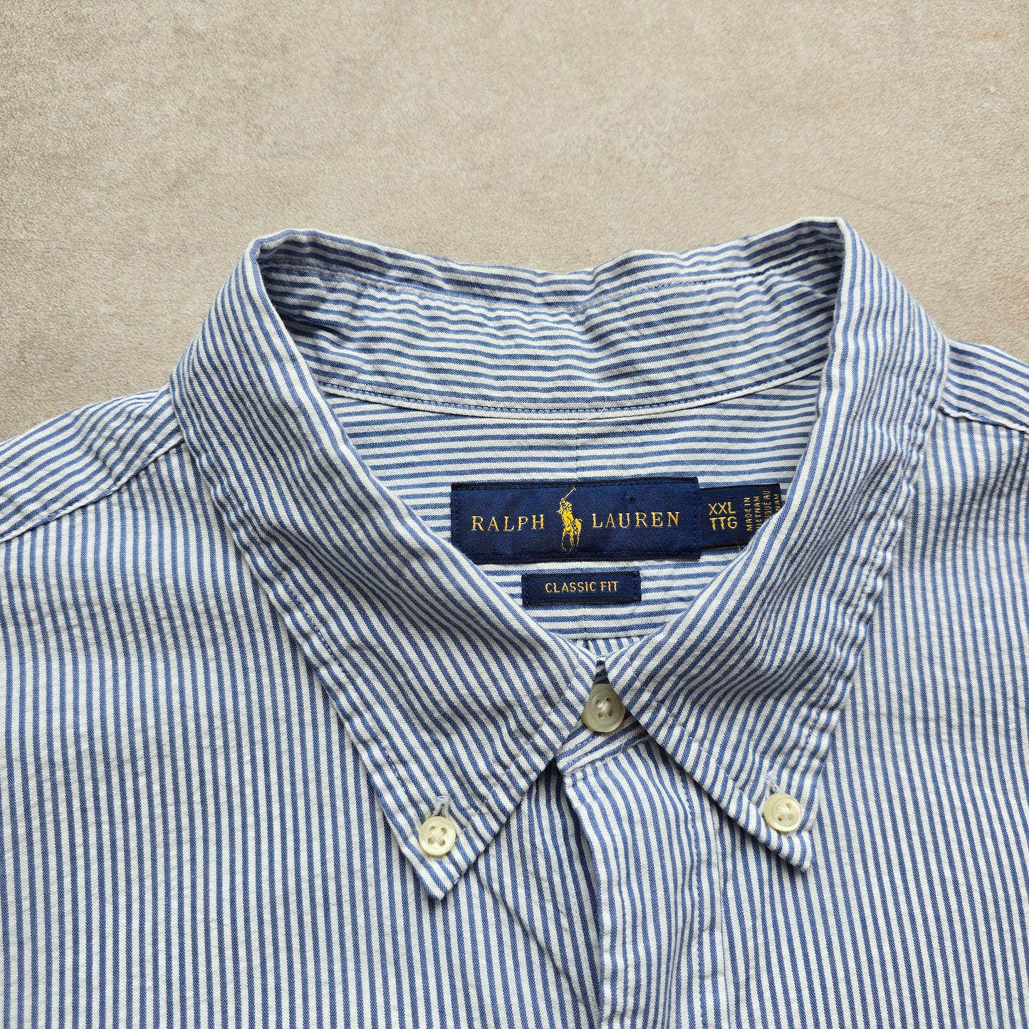 Ralph Lauren Short Sleeve Button Up Shirt - XXL