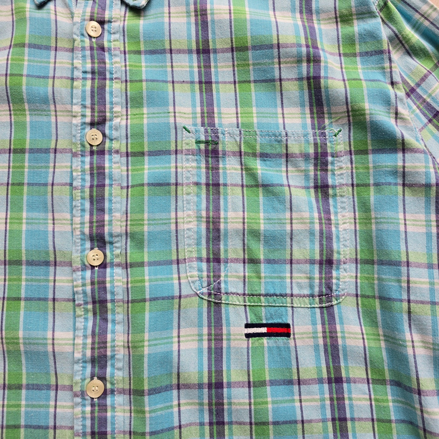 Vintage Tommy Hilfiger Long Sleeve Button Up Shirt - XL