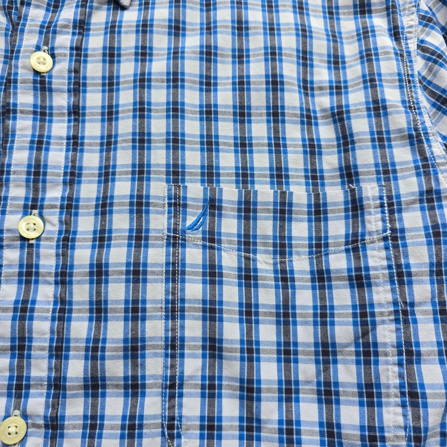 Nautica Long Sleeve Button Up Shirt - M