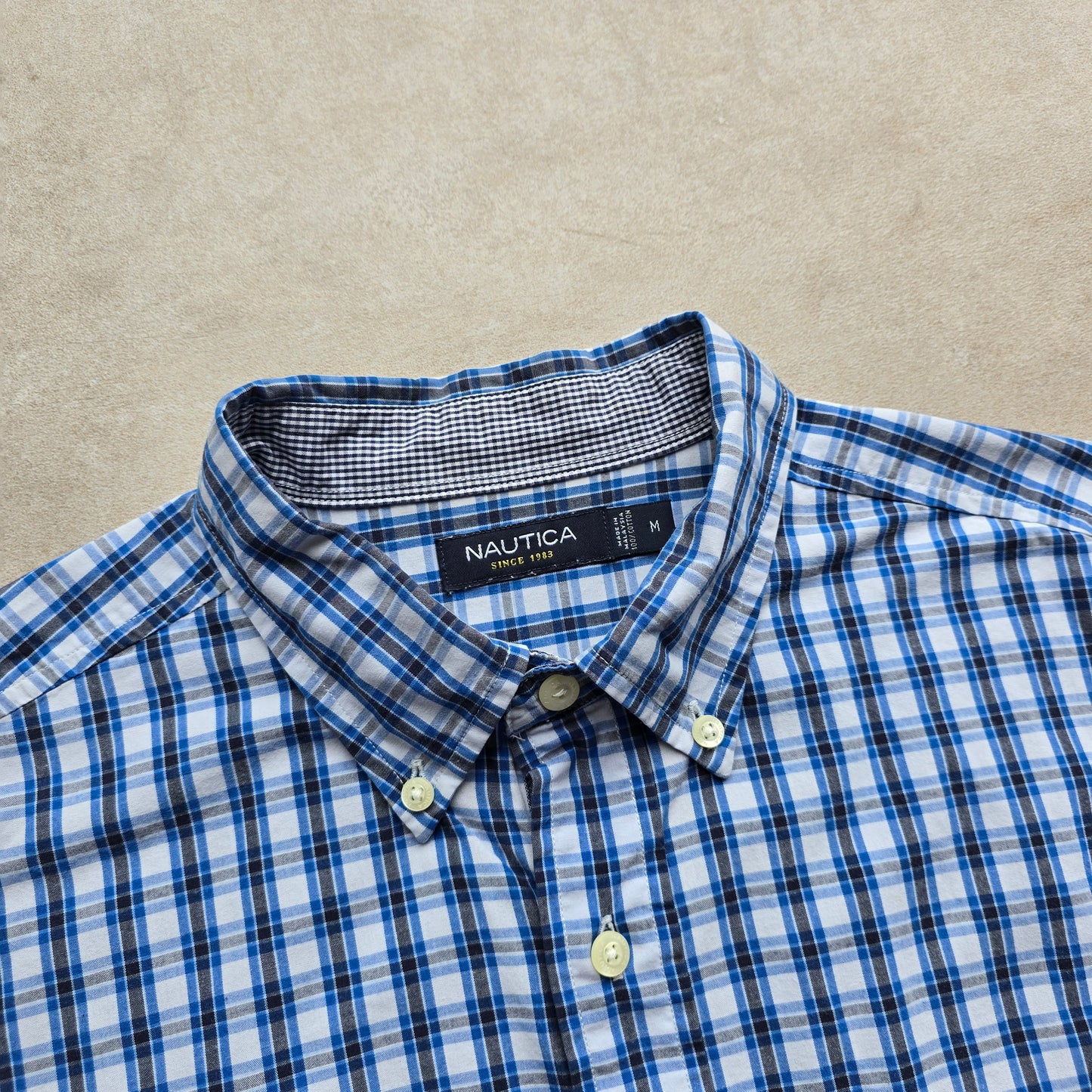 Nautica Long Sleeve Button Up Shirt - M