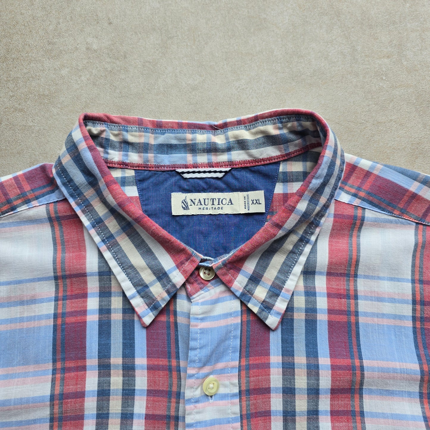 Nautica Long Sleeve Button Up Shirt - XXL