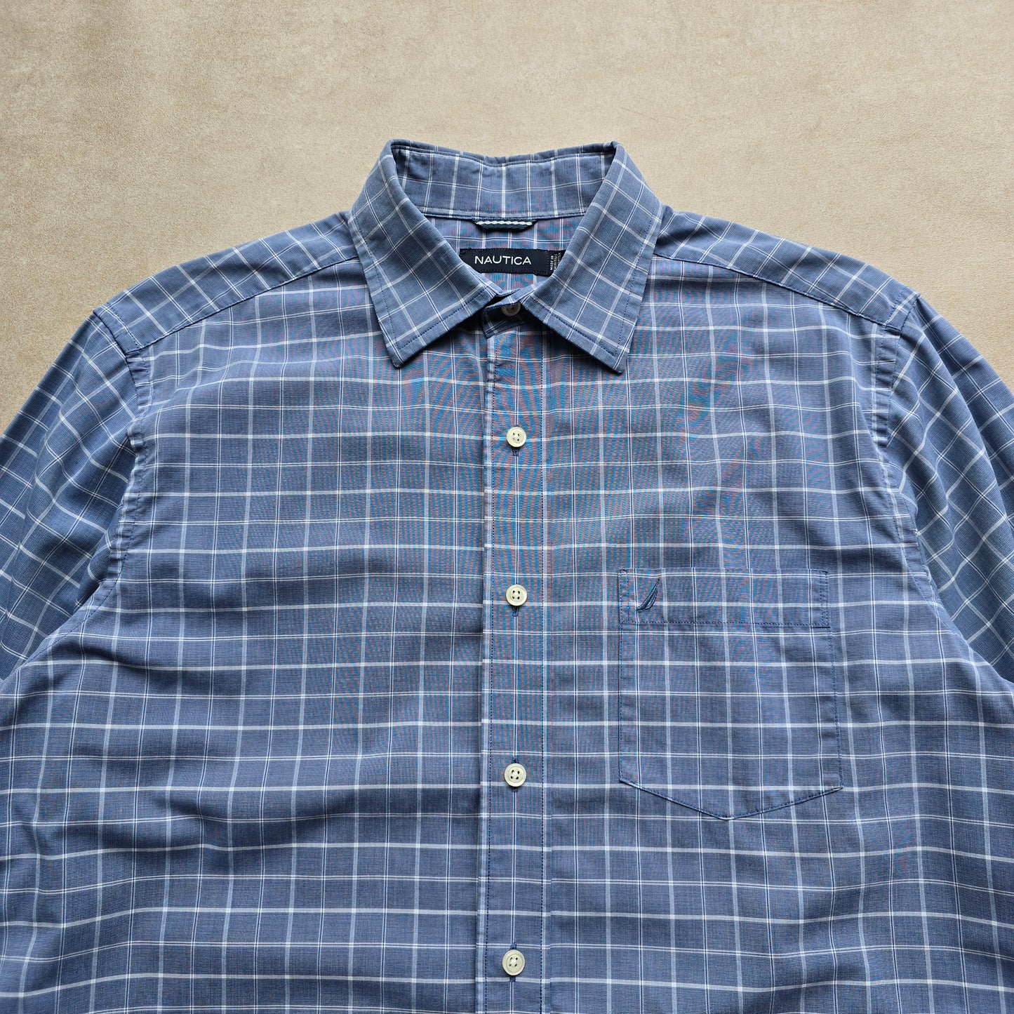 Nautica Long Sleeve Button Up Shirt - M