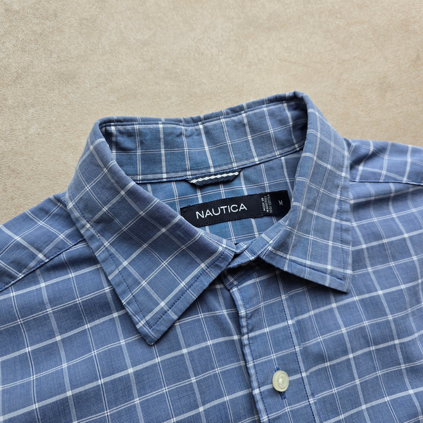Nautica Long Sleeve Button Up Shirt - M