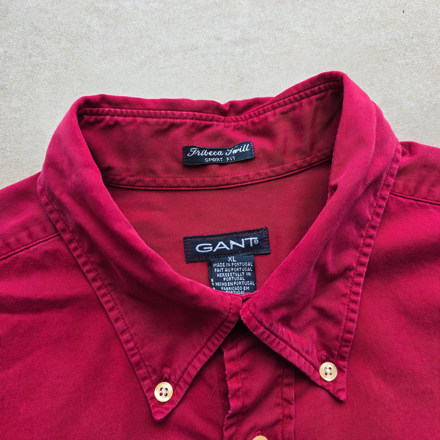 Vintage Gant Long Sleeve Button Up Shirt - XL