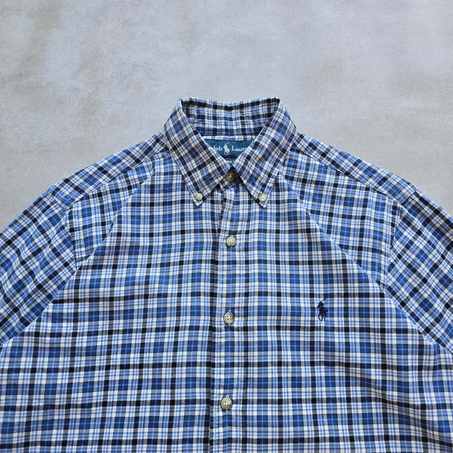 Vintage Ralph Lauren Check Button Up Shirt - S/M
