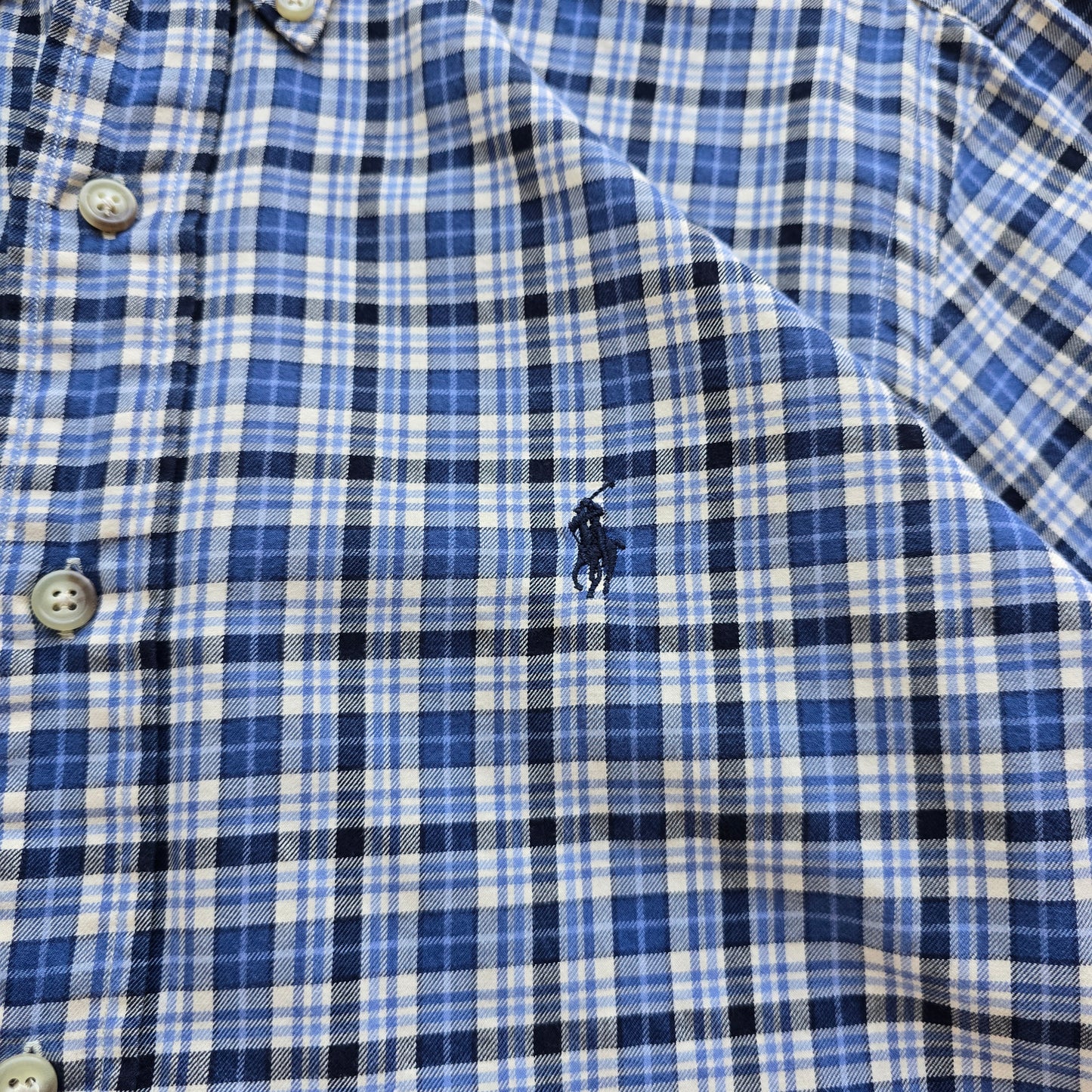 Vintage Ralph Lauren Check Button Up Shirt - S/M