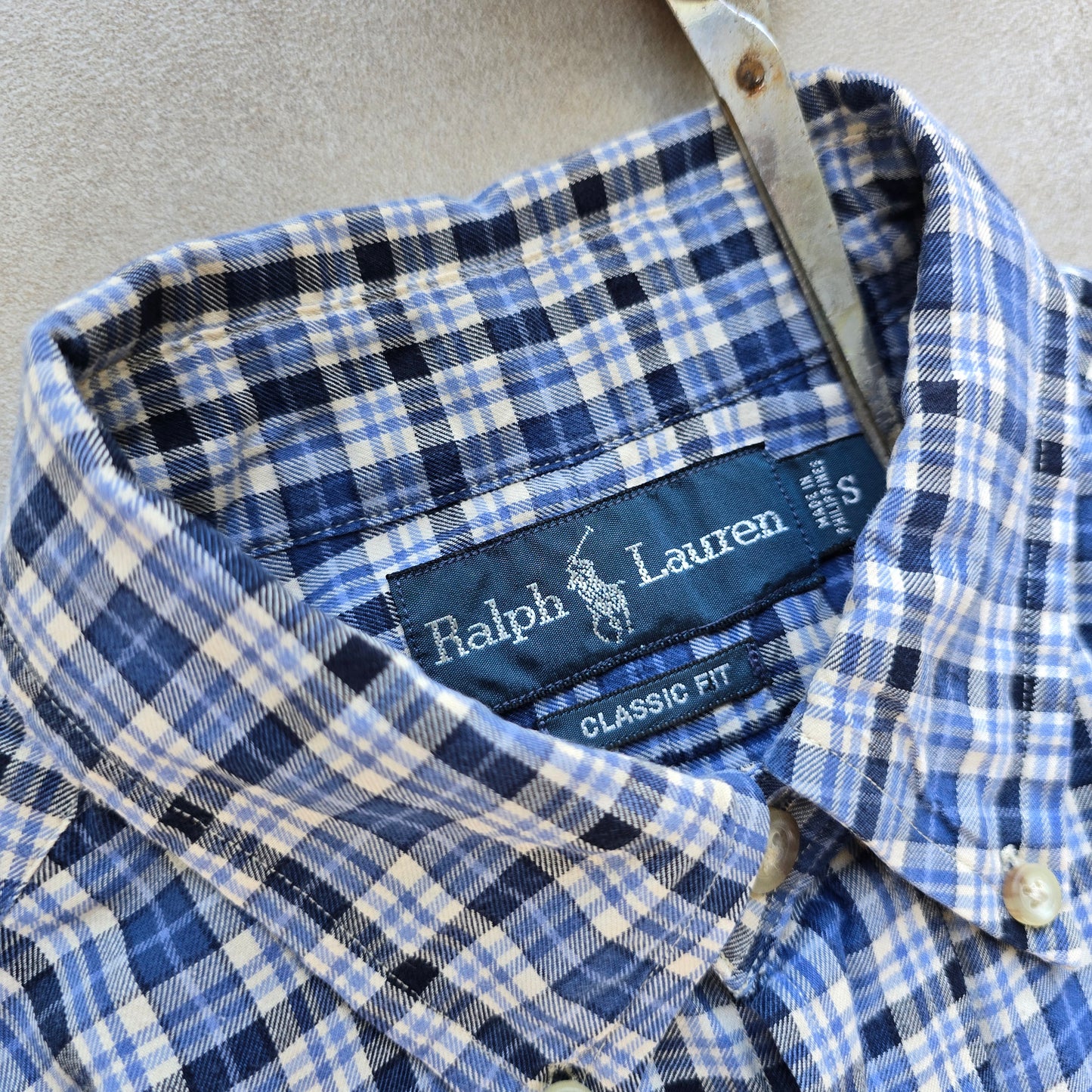 Vintage Ralph Lauren Check Button Up Shirt - S/M